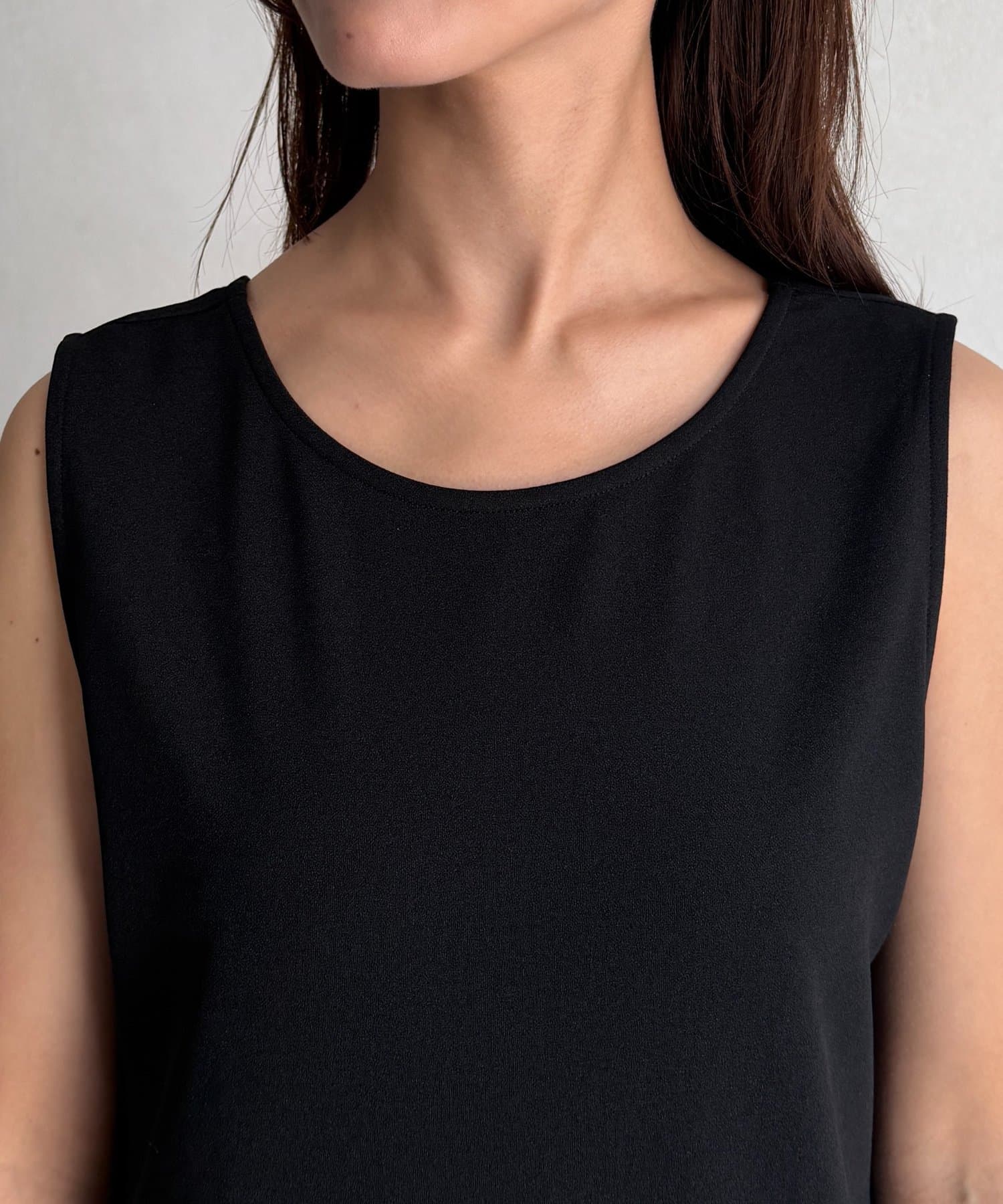 Chez toi(シェトワ) 【ITAMI企画】ツイードベスト×ノースリワンピース