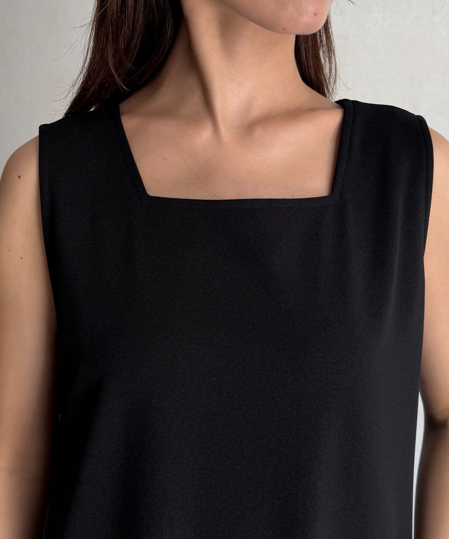 Chez toi(シェトワ) 【ITAMI企画】ツイードベスト×ノースリワンピース