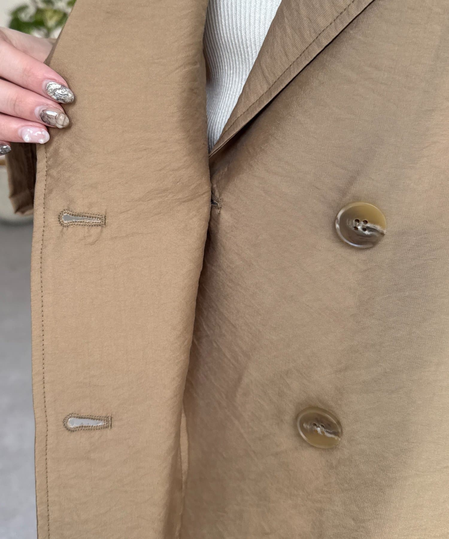 Chez toi(シェトワ) シアーテーラードジャケット