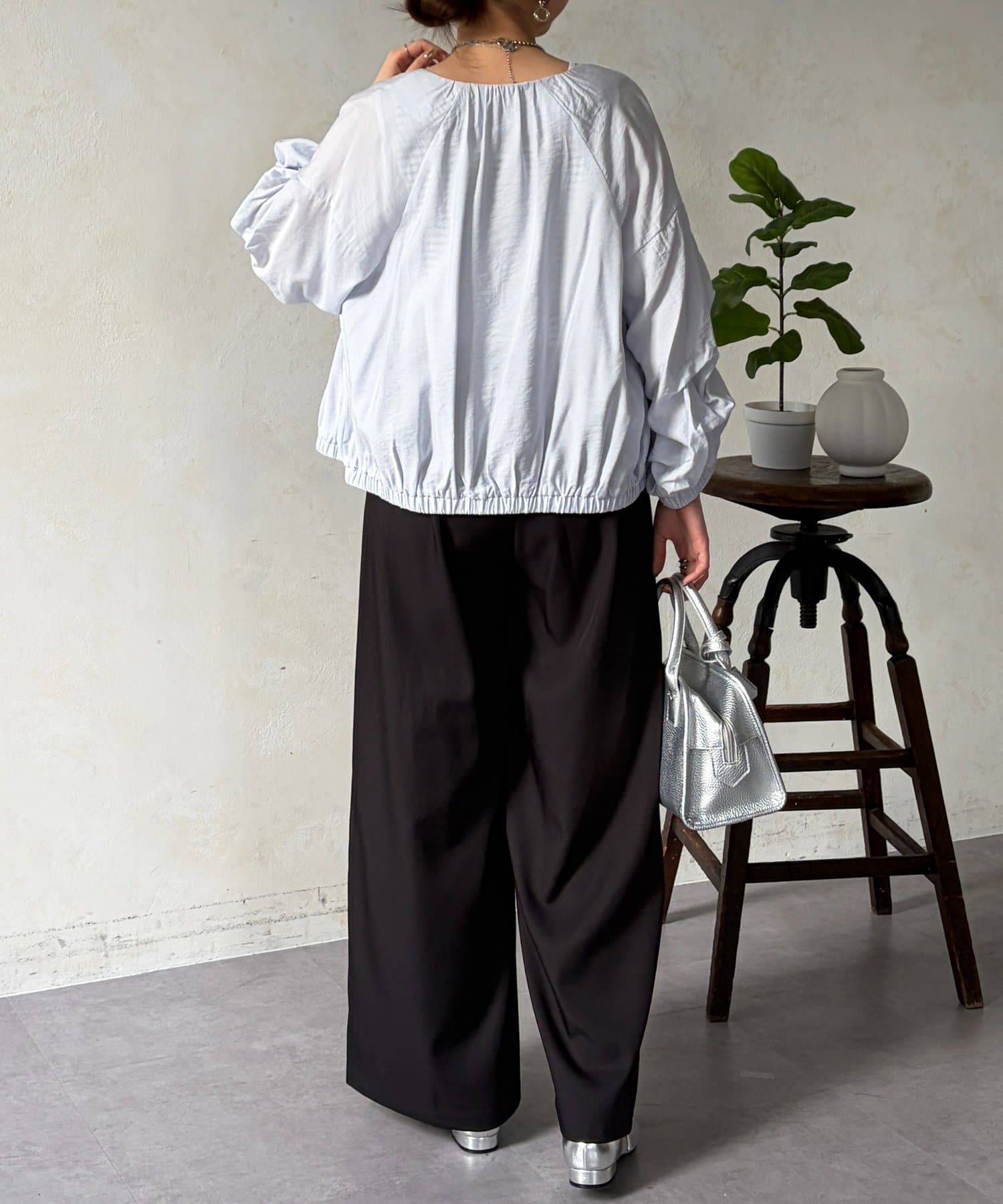 Chez toi(シェトワ) とろみイージーパンツ