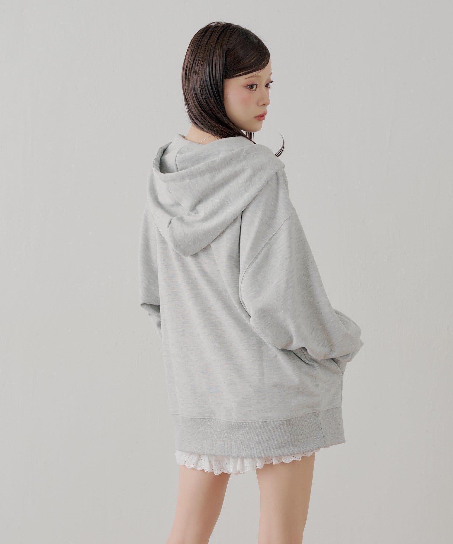 Chico(チコ) 花柄ルーズパーカー