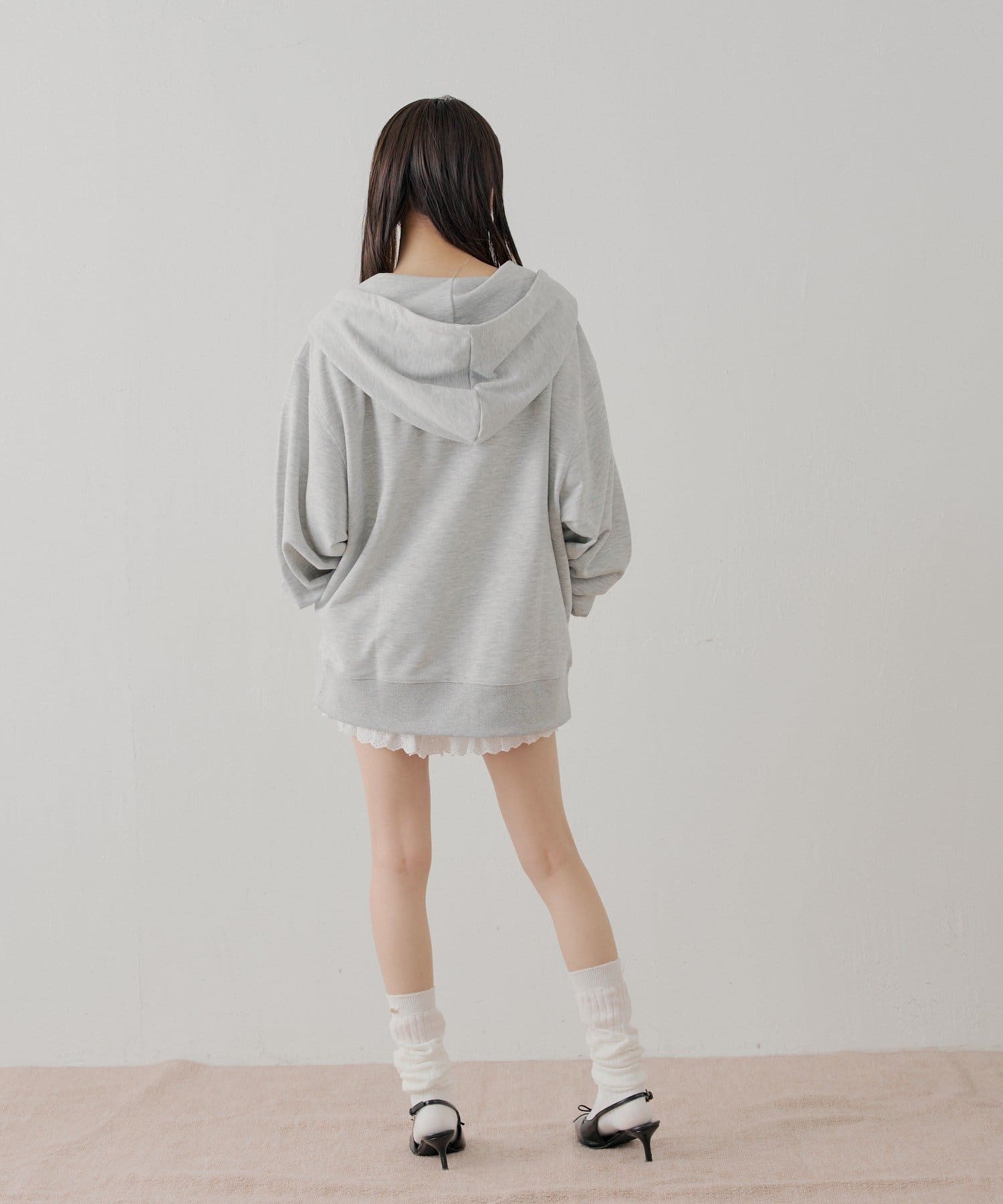 Chico(チコ) 花柄ルーズパーカー