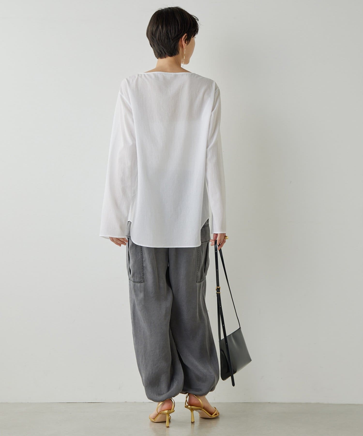 Whim Gazette(ウィム ガゼット) 【Drawing Numbers】ピグメントキュプラカーゴパンツ