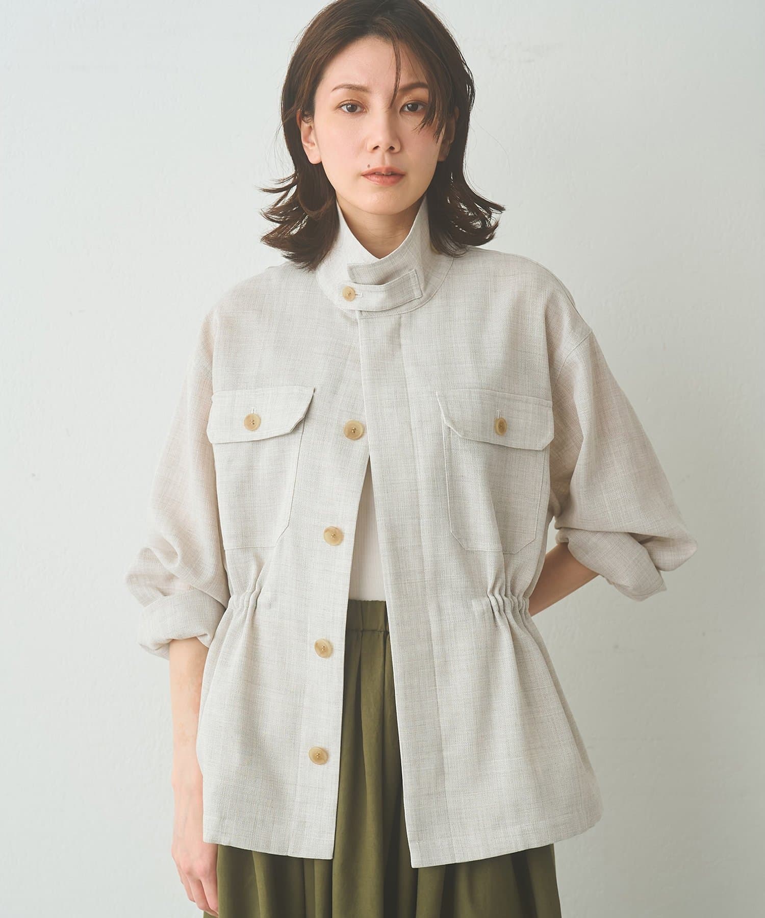 Whim Gazette(ウィム ガゼット) 【Drawing Numbers】メッシュミリタリージャケット