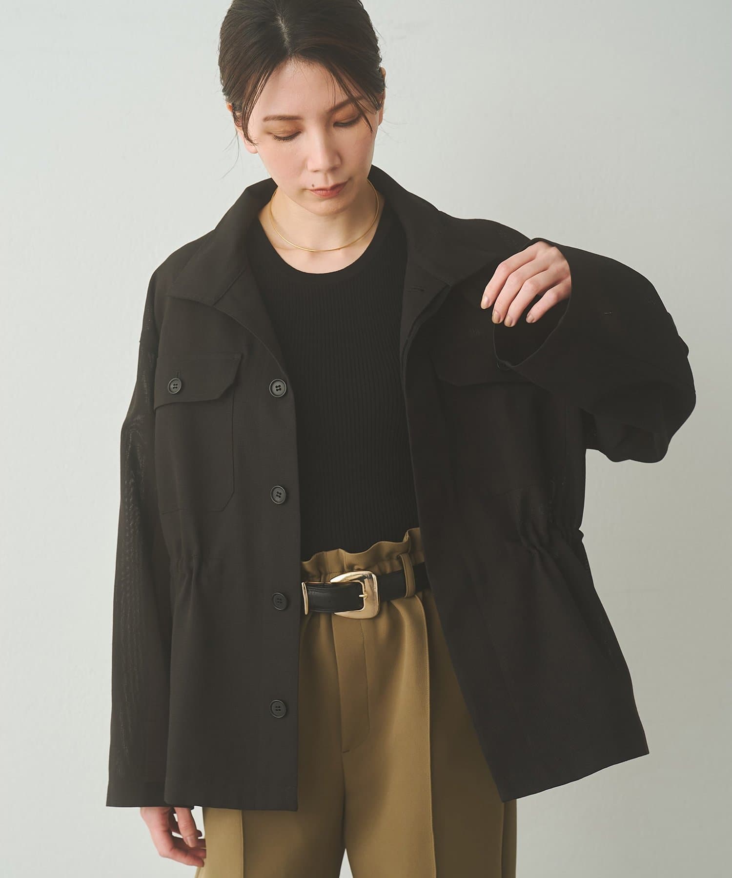 Whim Gazette(ウィム ガゼット) 【Drawing Numbers】メッシュミリタリージャケット