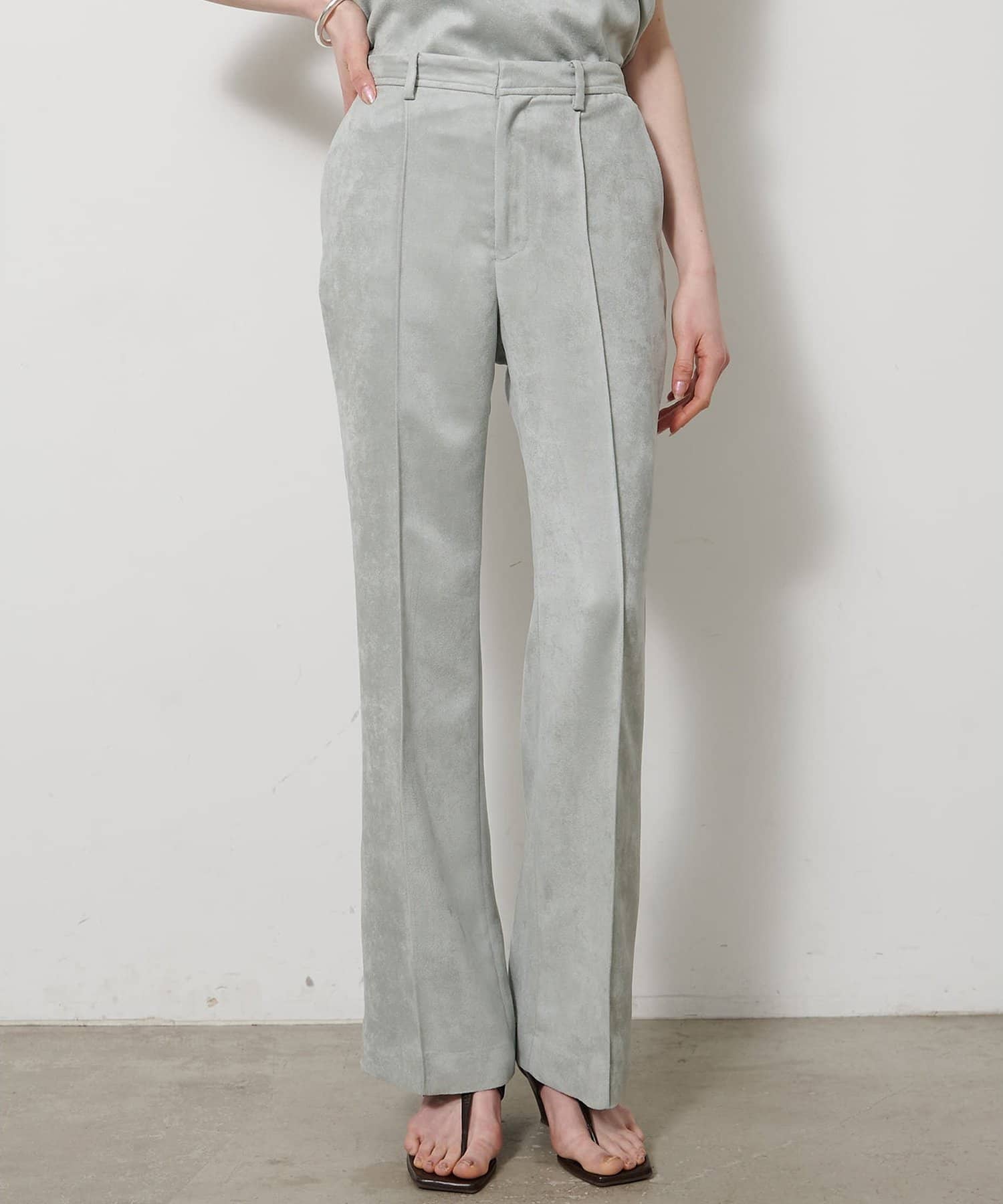 Whim Gazette(ウィム ガゼット) 【Drawing Numbers】フェイクスエードパンツ