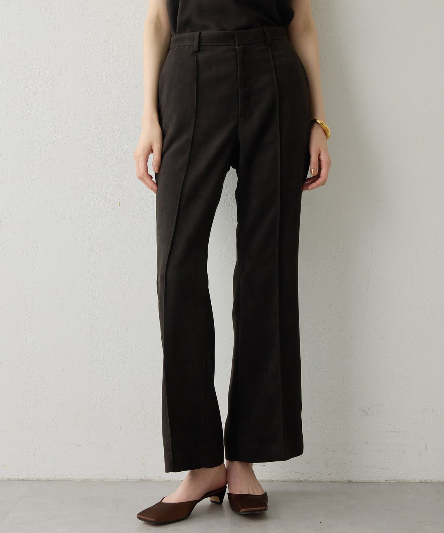 Whim Gazette(ウィム ガゼット) 【Drawing Numbers】フェイクスエードパンツ