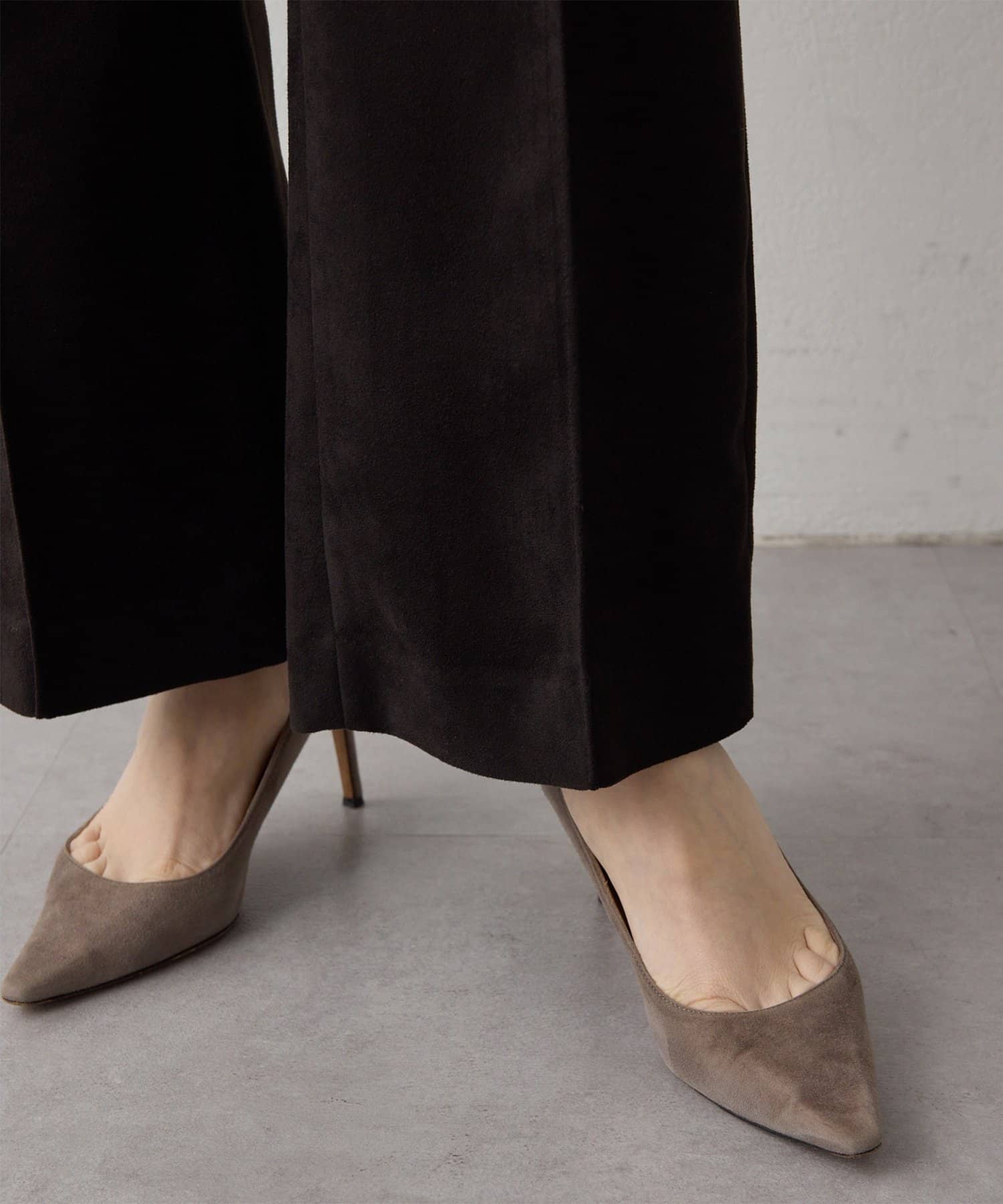 Whim Gazette(ウィム ガゼット) 【Drawing Numbers】フェイクスエードパンツ