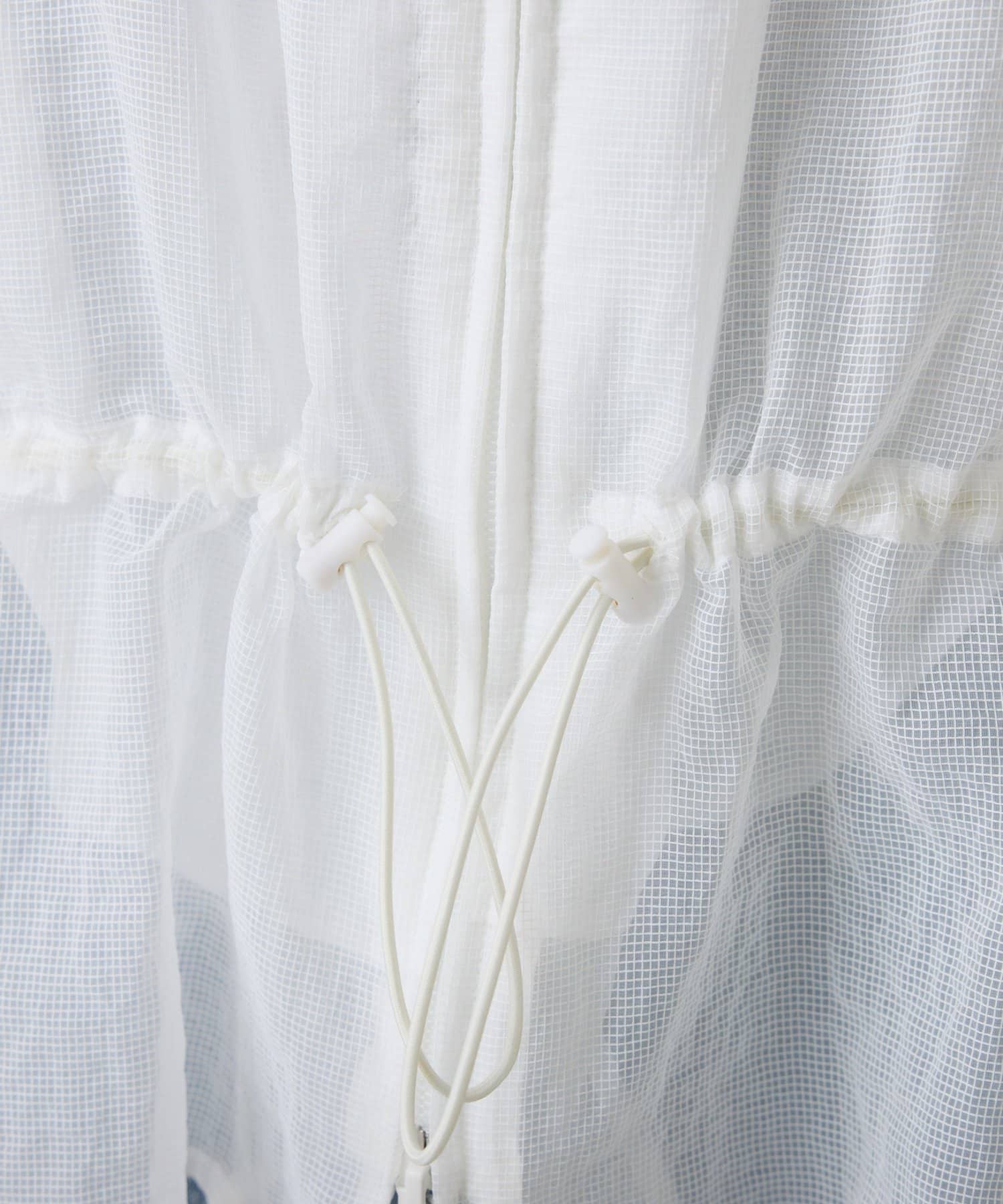 COLLAGE GALLARDAGALANTE(コラージュ ガリャルダガランテ) 【ドロスト付き/150g】リップストップシアーパーカー