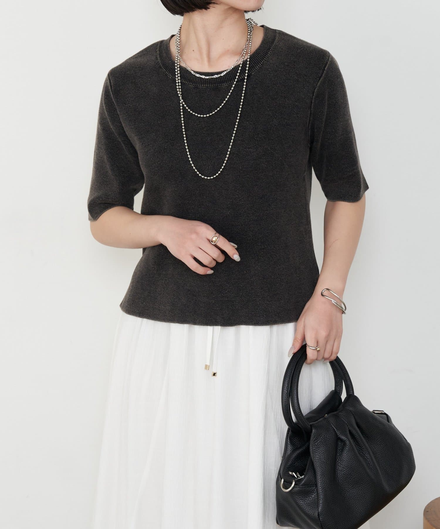 Jena　espace merveilleux(ジェナ　エスパスメルヴェイユ) ケミカルウォッシュニット