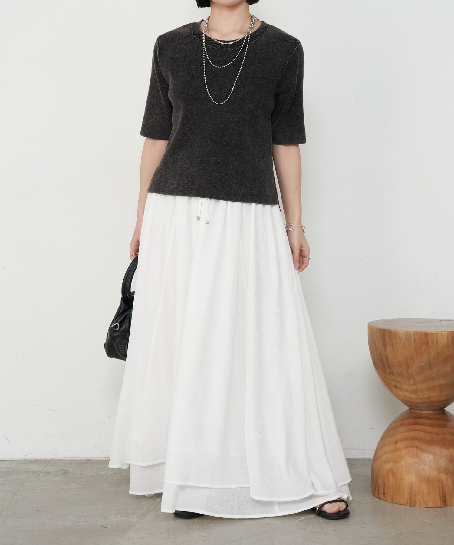 Jena　espace merveilleux(ジェナ　エスパスメルヴェイユ) ケミカルウォッシュニット