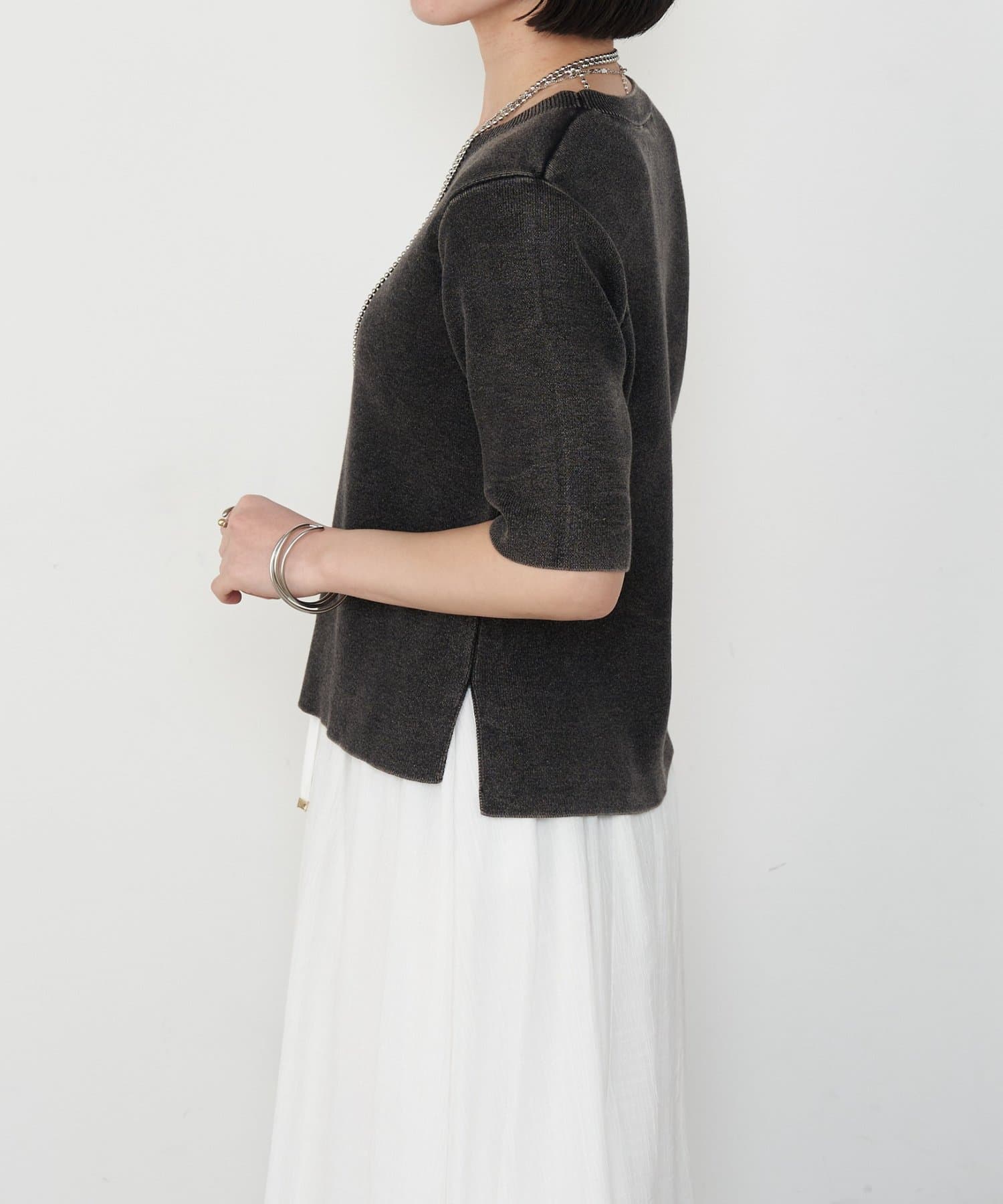 Jena　espace merveilleux(ジェナ　エスパスメルヴェイユ) ケミカルウォッシュニット