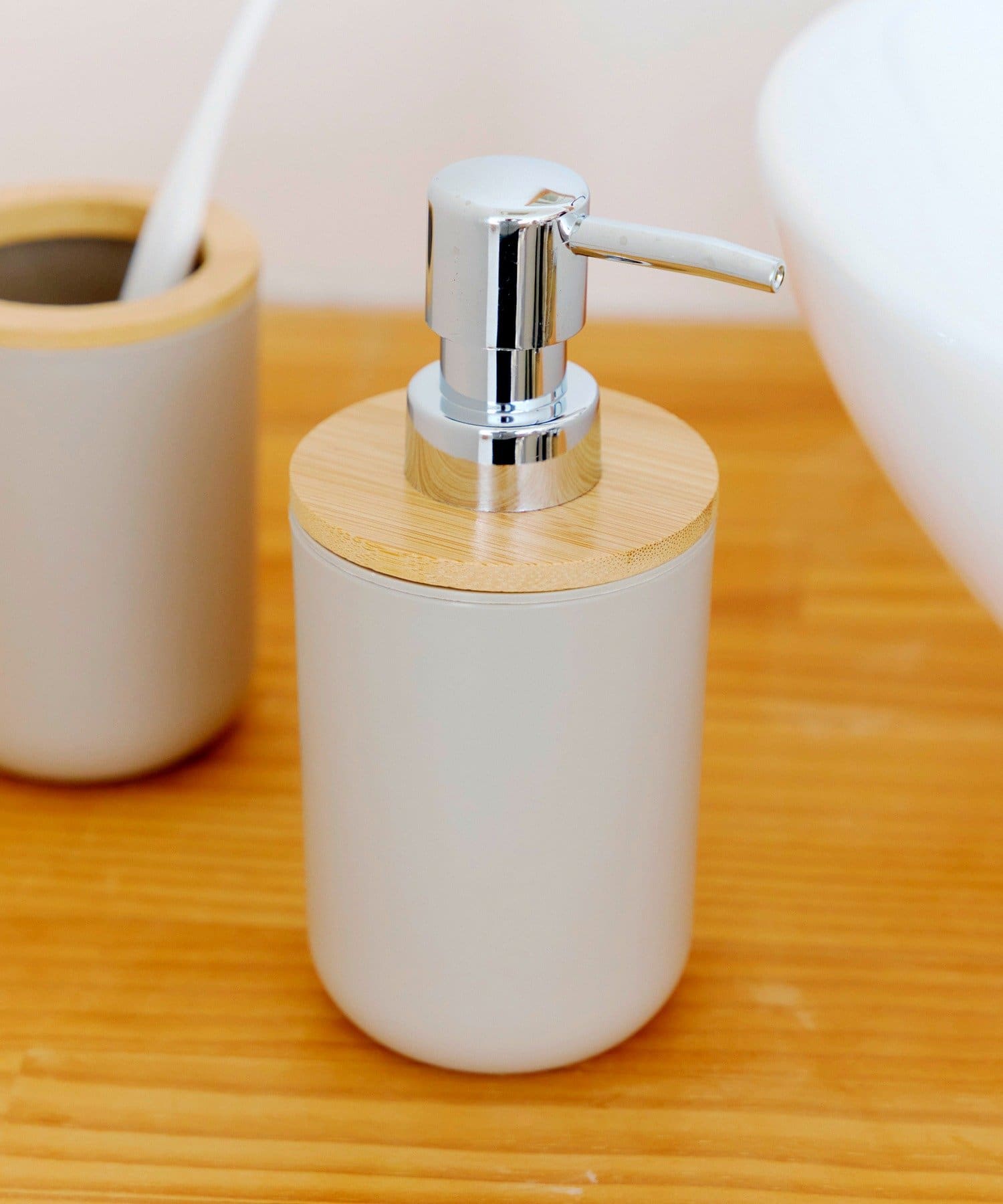 salut!(サリュ) バンブーソープディスペンサー：300ml