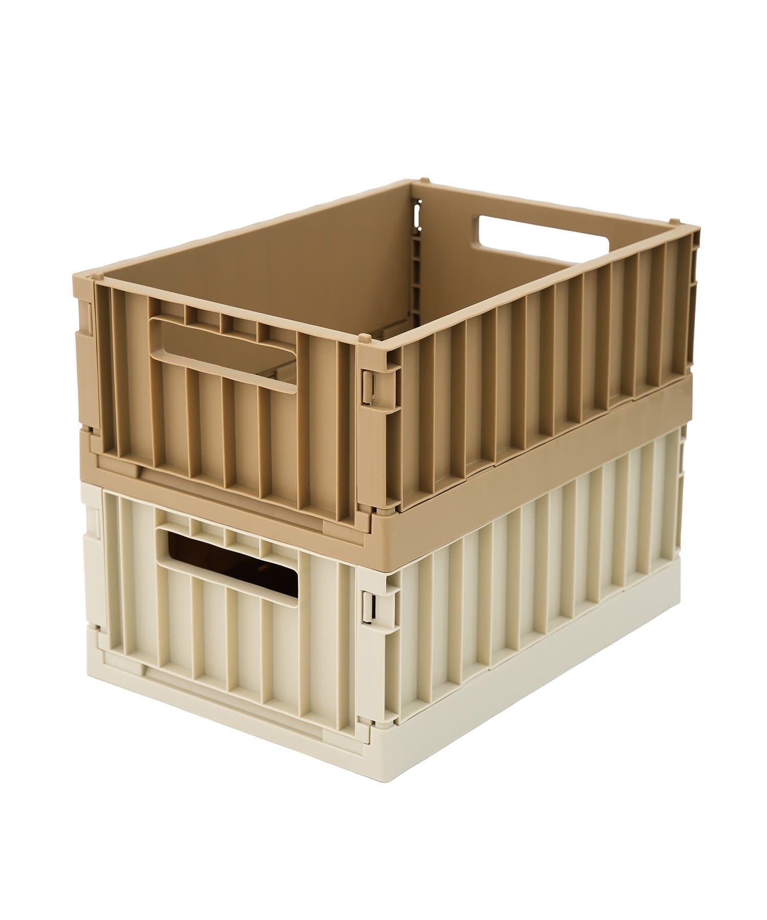 salut!(サリュ) 折りたたみコンテナボックス：L