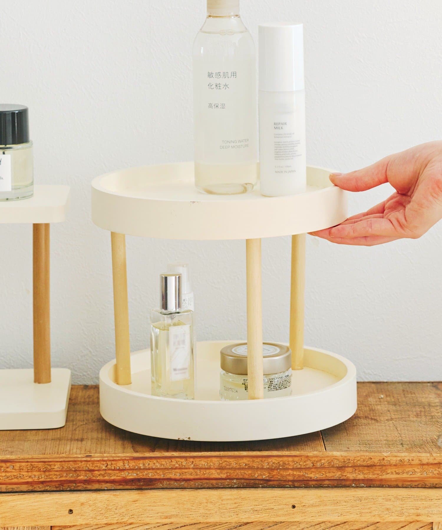 salut!(サリュ) 回転式コスメ収納／Bloom Make Store