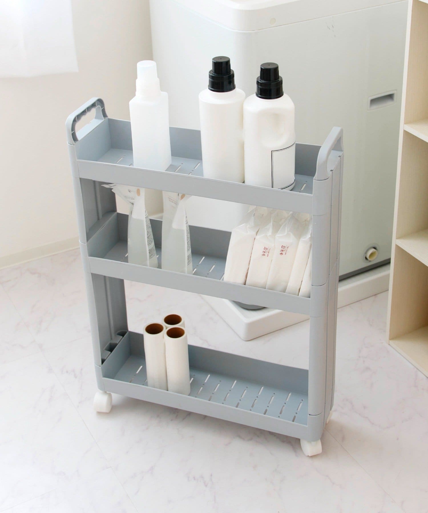 salut!(サリュ) 《WEB限定商品》スリム3段ワゴン