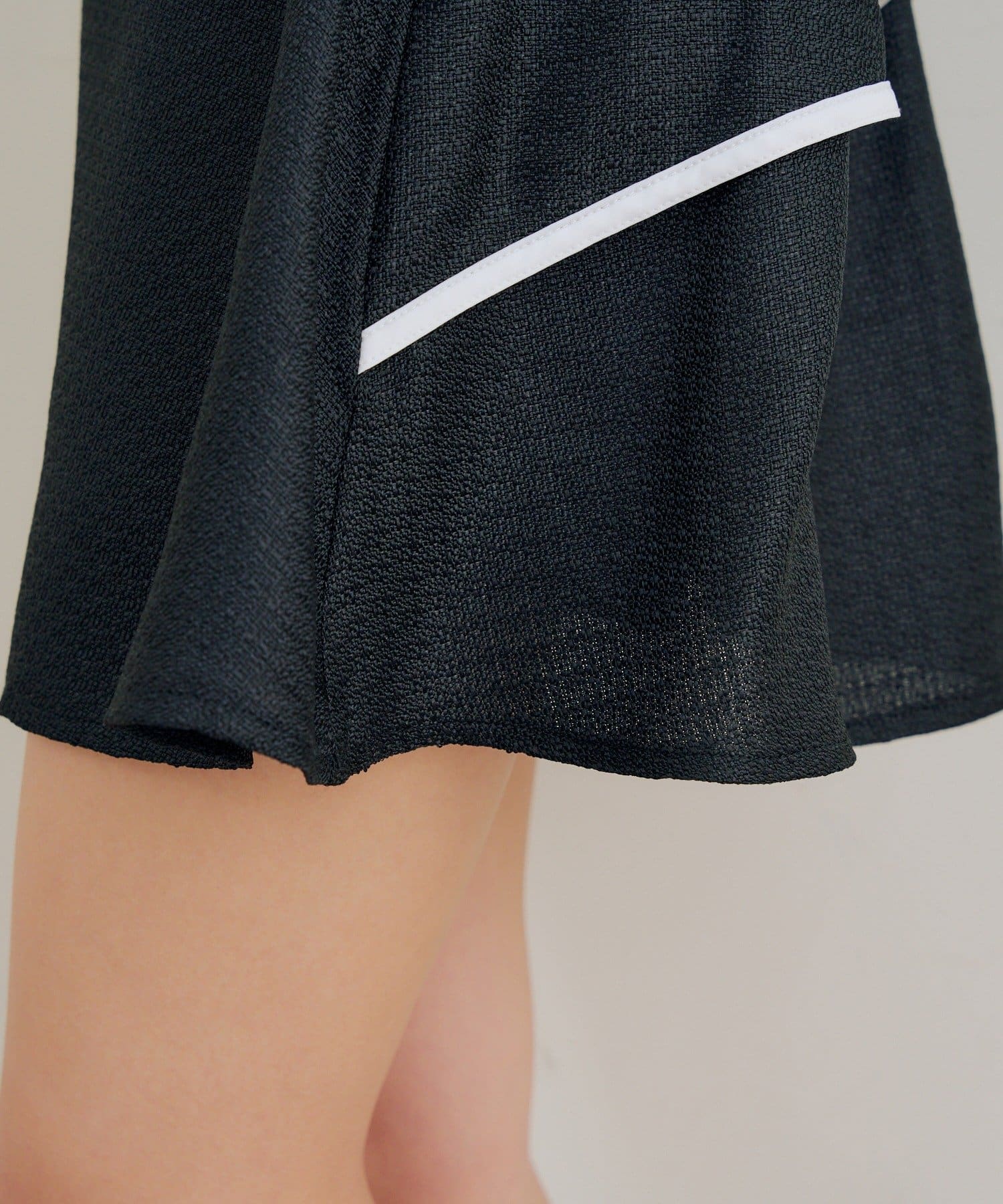 NICE CLAUP / OLIVE des OLIVE OUTLET(ナイスクラップ  / オリーブ デ オリーブ アウトレット) 【RMAF】BACKリボンモチーフミニスカート