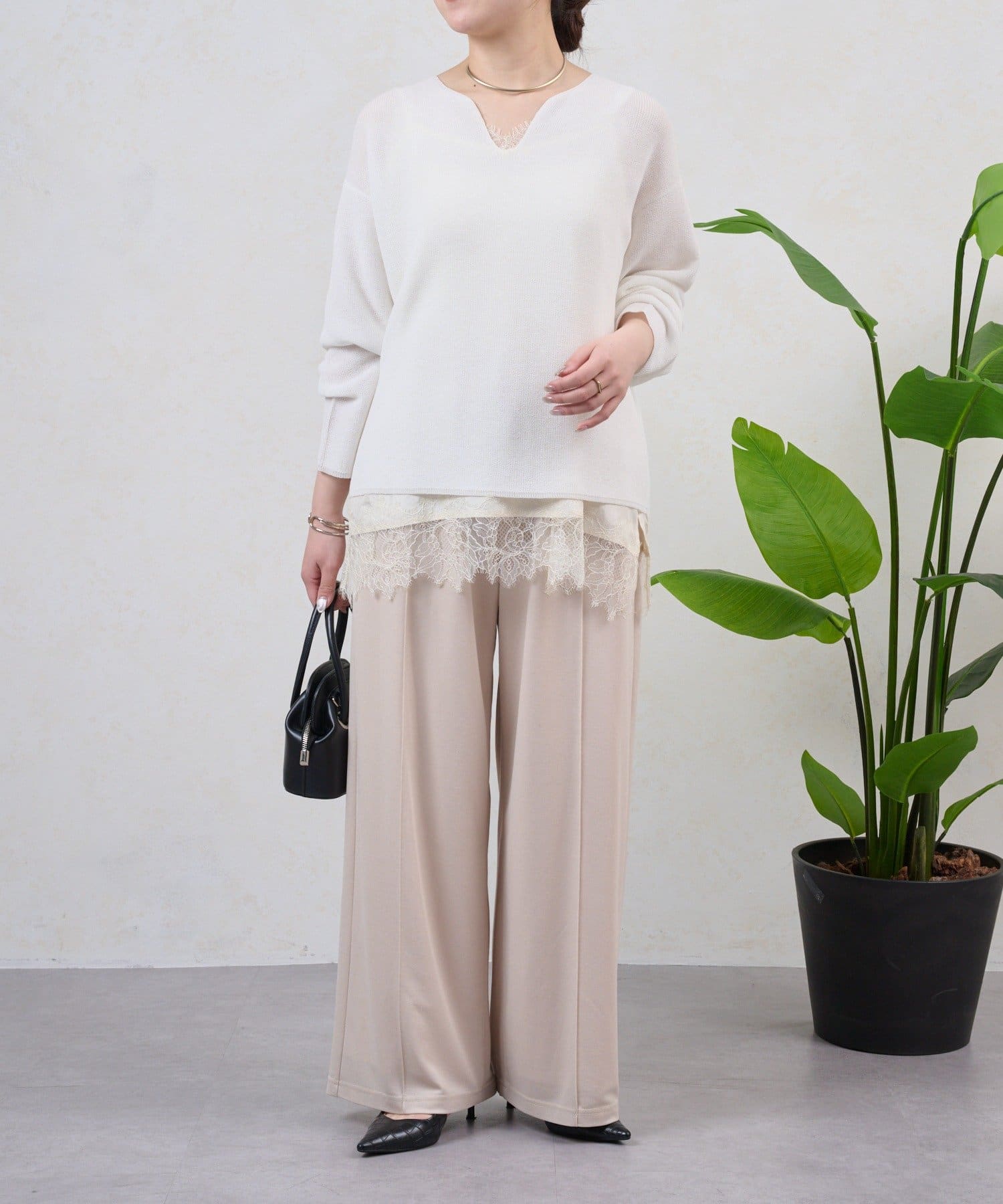 Jena　espace merveilleux(ジェナ　エスパスメルヴェイユ) リラックスイージーパンツ