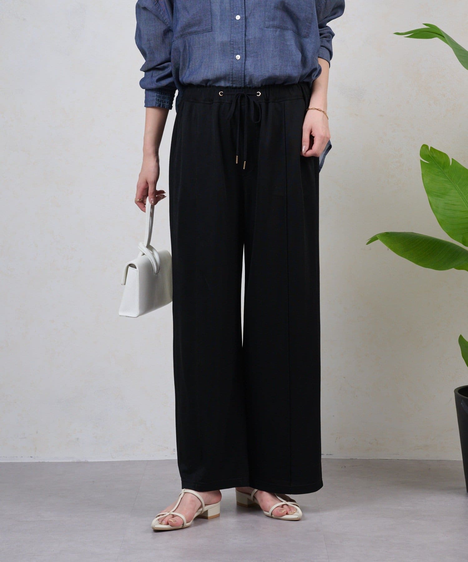 Jena　espace merveilleux(ジェナ　エスパスメルヴェイユ) リラックスイージーパンツ