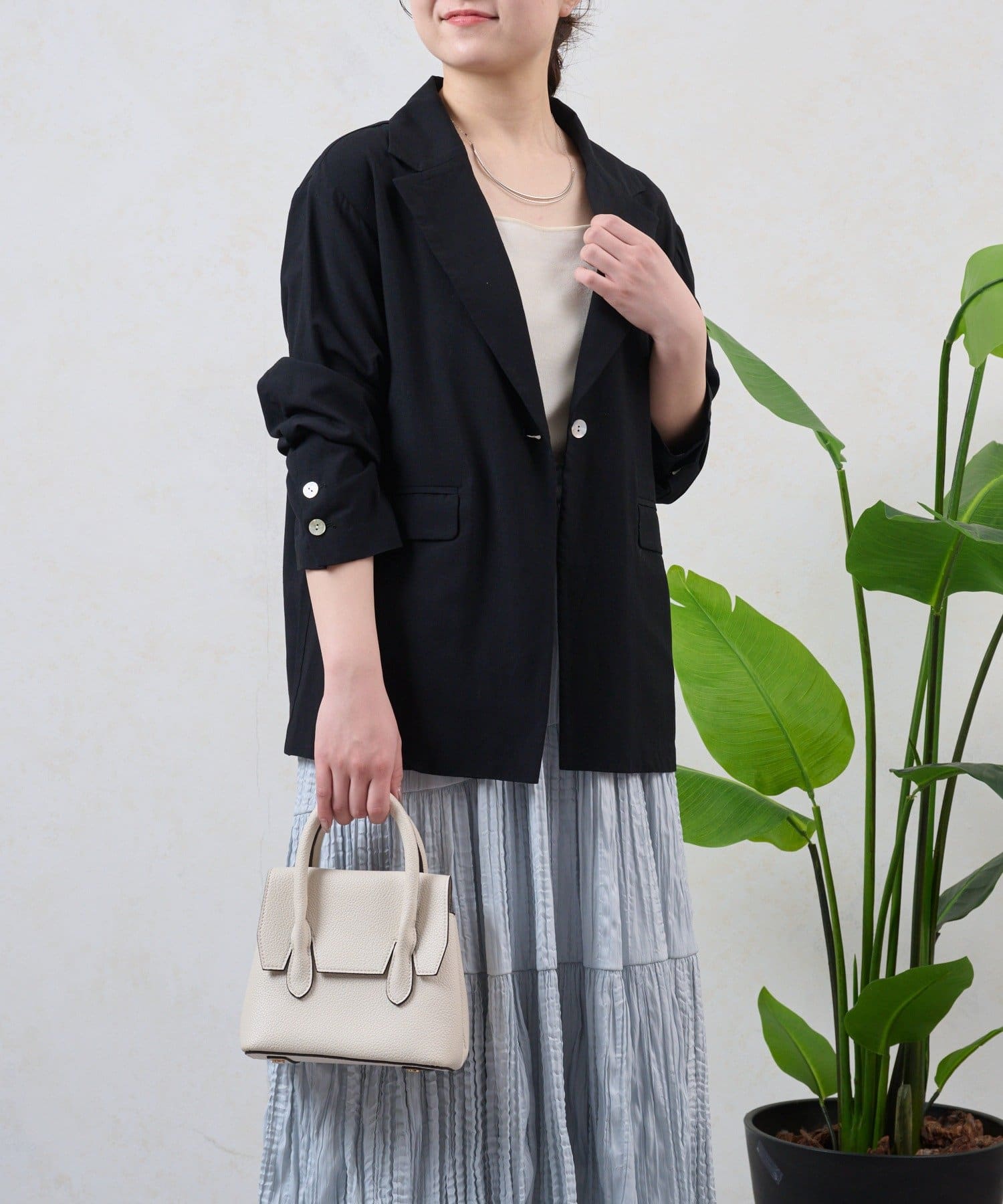 Jena　espace merveilleux(ジェナ　エスパスメルヴェイユ) シェルボタンジャケット