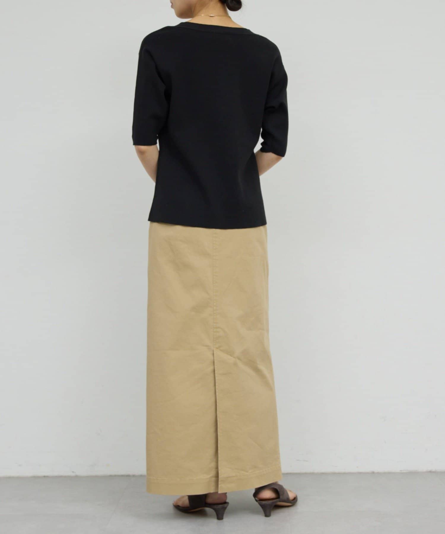 GALLARDAGALANTE(ガリャルダガランテ) 【着やせ×上品】ペプラムニットカーデ