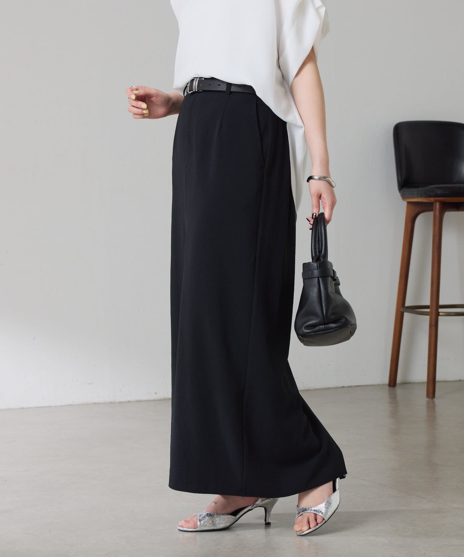 COLLAGE GALLARDAGALANTE(コラージュ ガリャルダガランテ) 【高機能/２サイズ展開】ジャージタイトスカート/セットアップ可