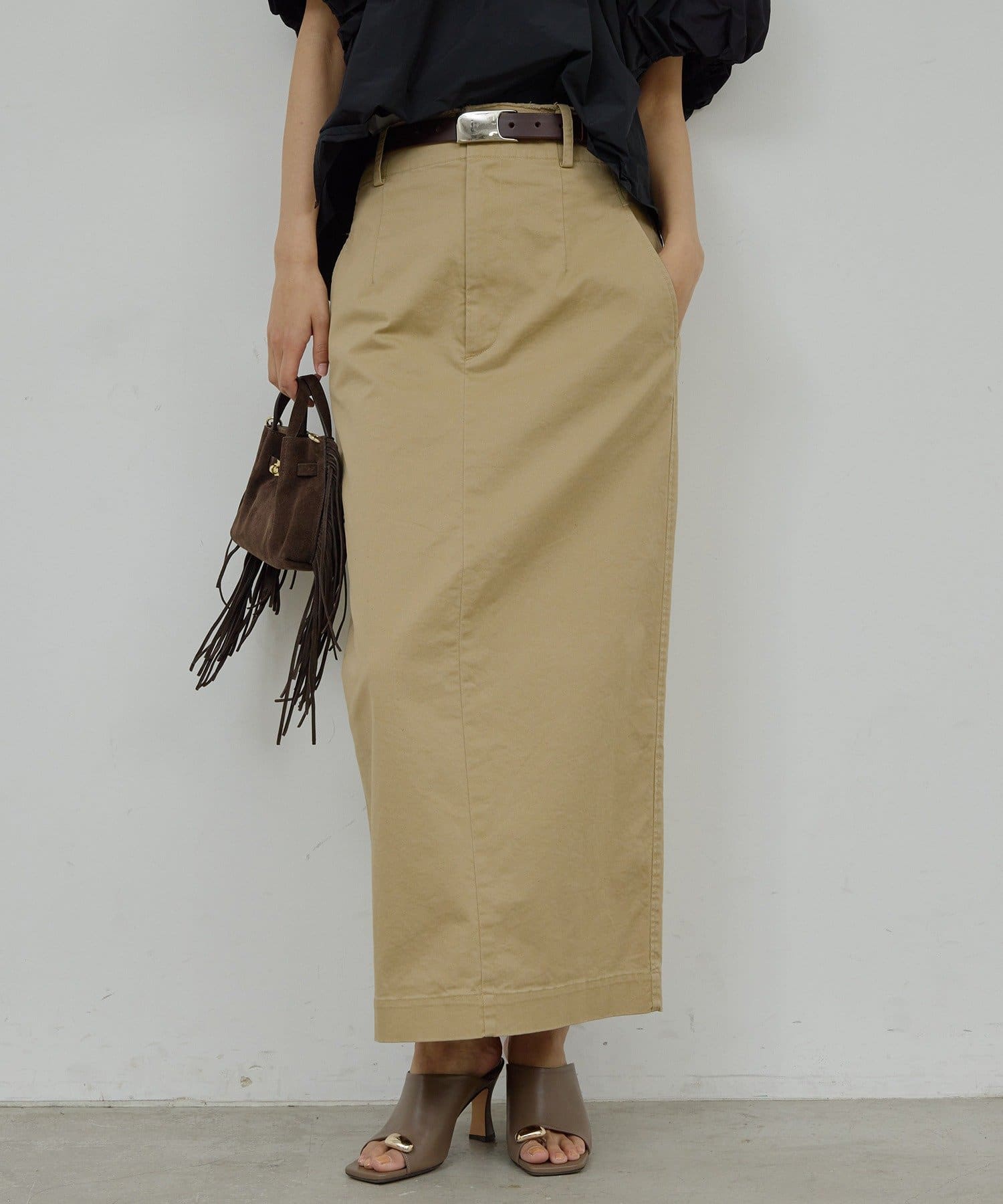 GALLARDAGALANTE(ガリャルダガランテ) チノストレッチスカート