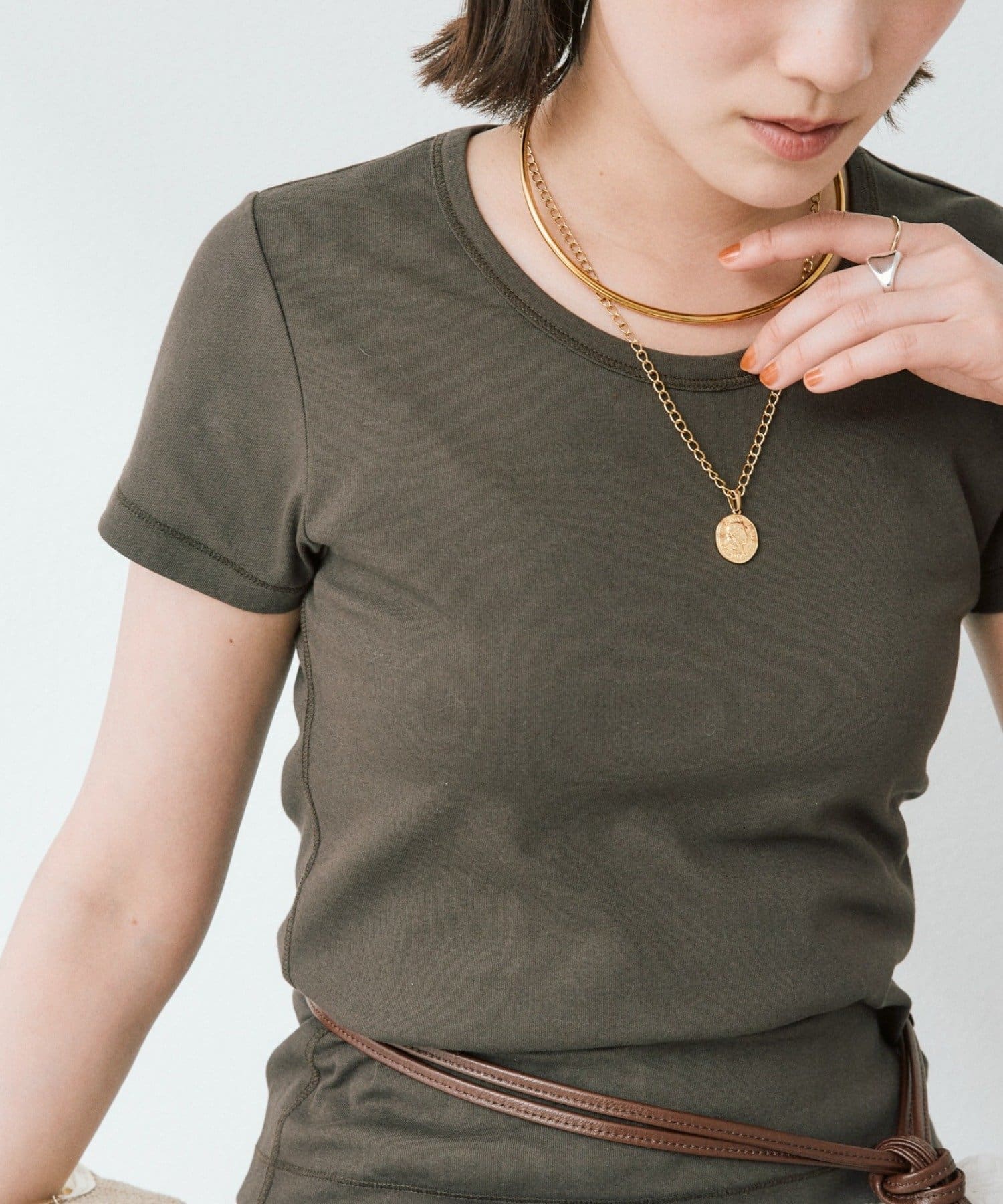 RIVE DROITE(リヴドロワ) 予約【すっきり見え】コンパクトフライスTee