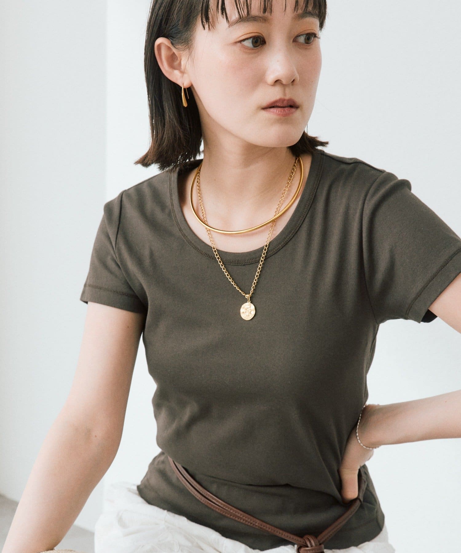 RIVE DROITE(リヴドロワ) 予約【すっきり見え】コンパクトフライスTee