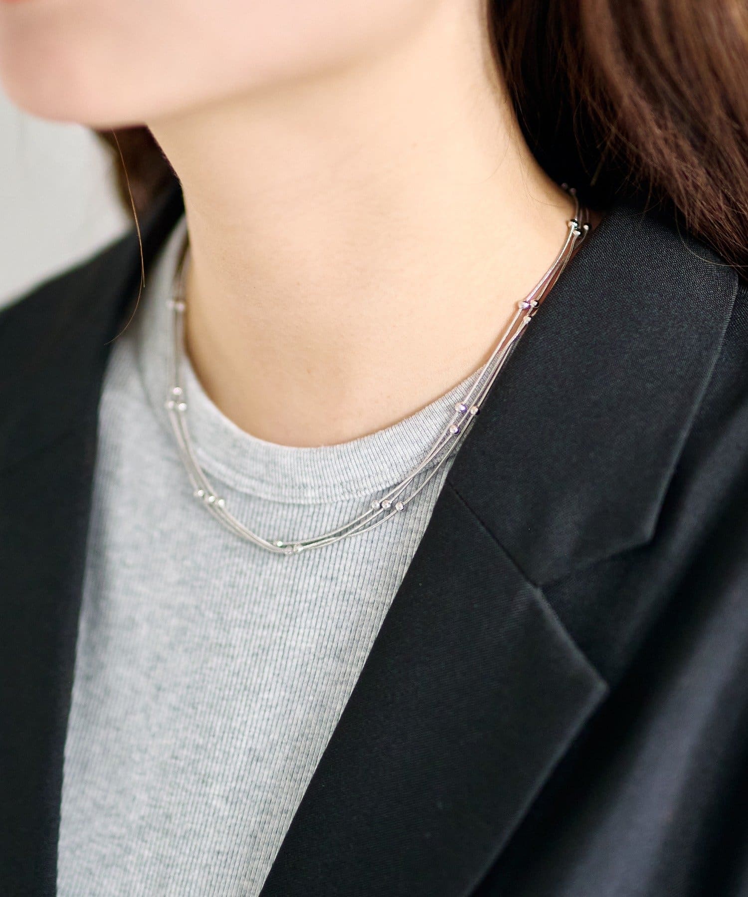 Kastane(カスタネ) 【fiw./3.12(木)12:00発売】ステーションネックレス