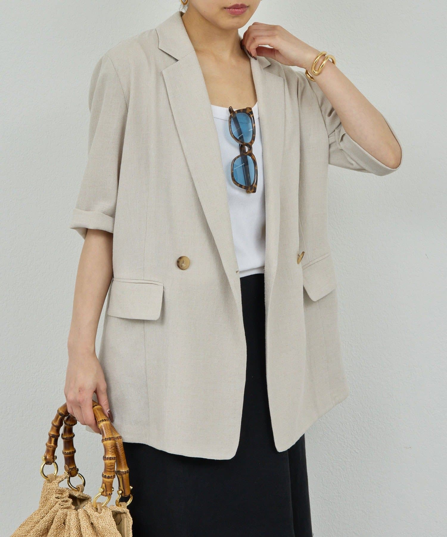 GALLARDAGALANTE(ガリャルダガランテ) 【2/13(金) 予約開始】【大人気アイテムが今年も登場！】ハーフスリーブジャケット