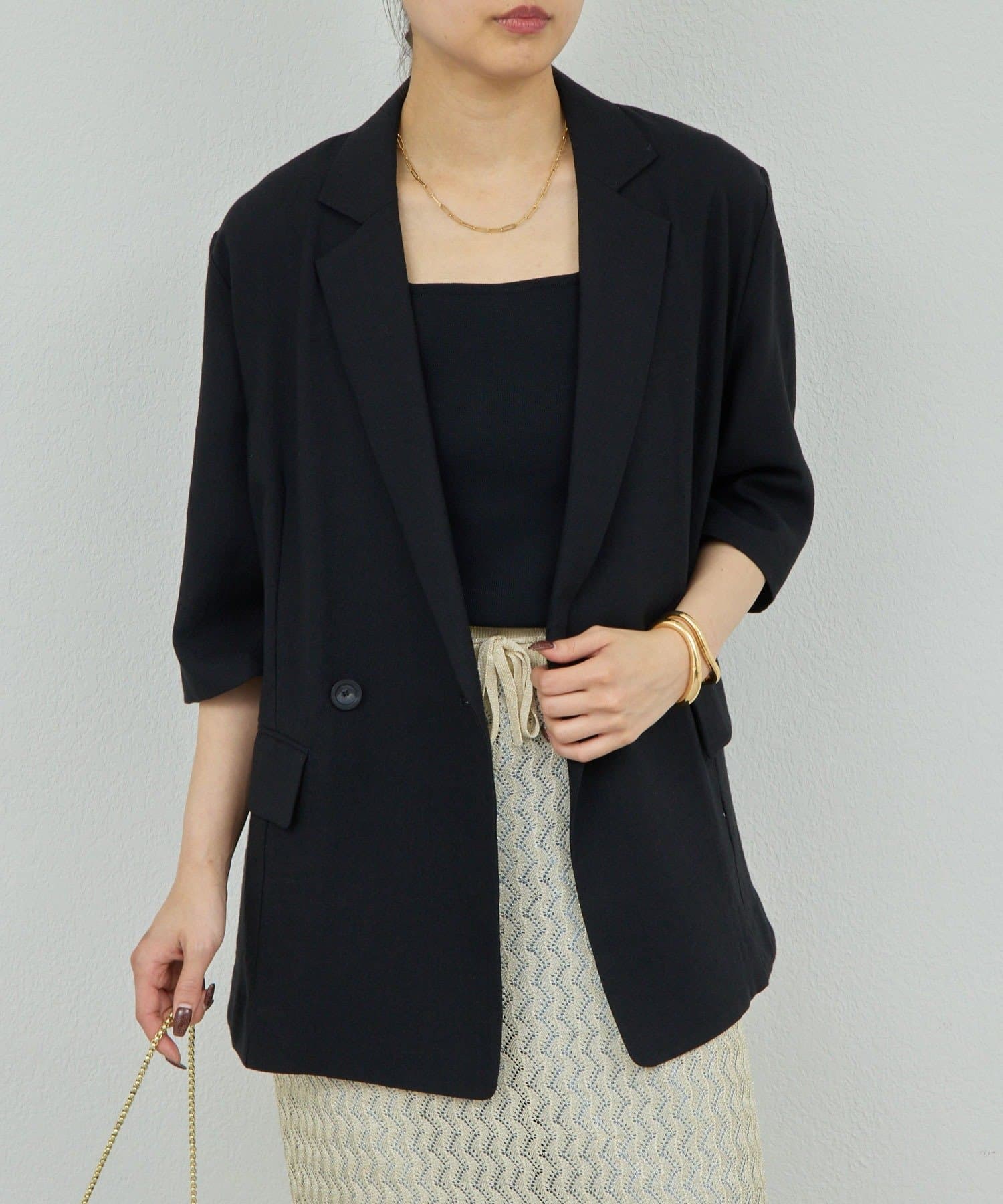 GALLARDAGALANTE(ガリャルダガランテ) 【2/13(金) 予約開始】【大人気アイテムが今年も登場！】ハーフスリーブジャケット