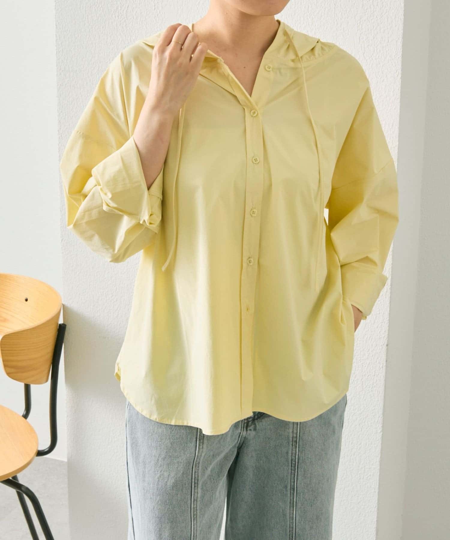 ear PAPILLONNER(イア パピヨネ) 《UVカット率99.9%/接触冷感/WEB限定カラーあり》シャツパーカー【SUM1 STYLE(スミスタイル)】