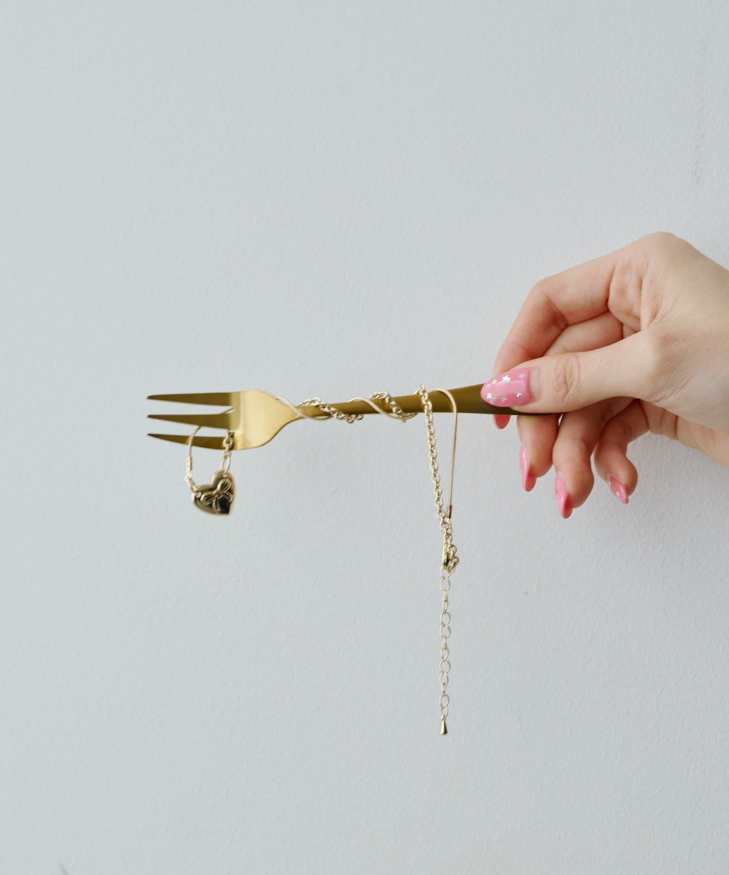 Kastane(カスタネ) 【fiw./3.12(木)12:00発売/WEB先行】ハートリボンネックレス