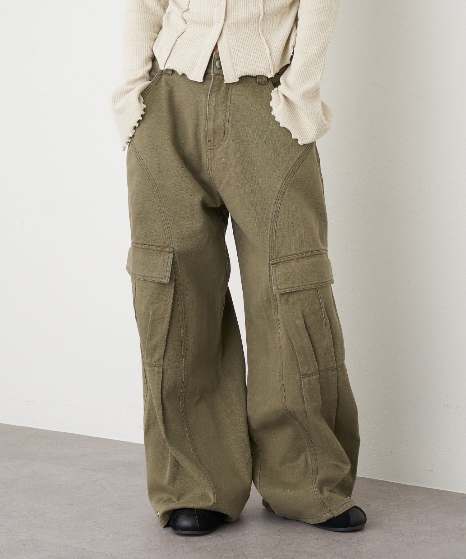 RAY CASSIN(レイカズン) デザインカーゴパンツ