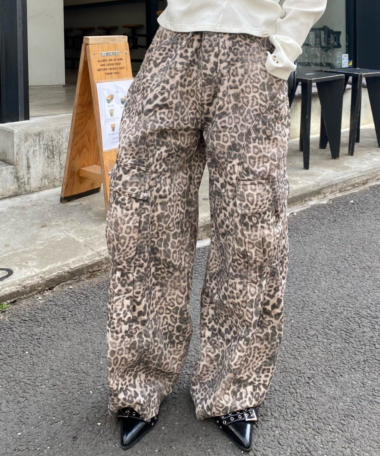 RAY CASSIN(レイカズン) デザインカーゴパンツ