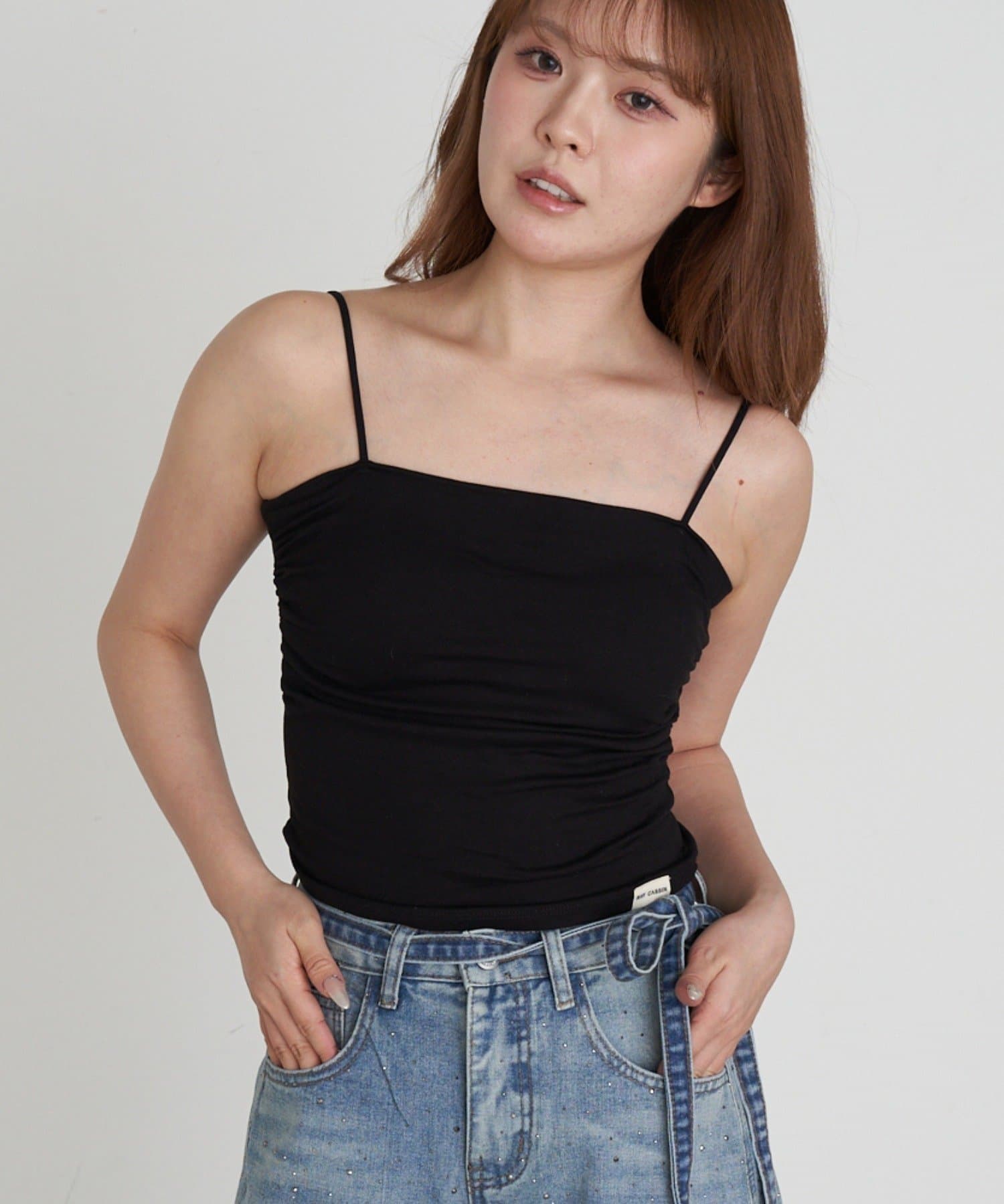 RAY CASSIN(レイカズン) パット付キャミソール