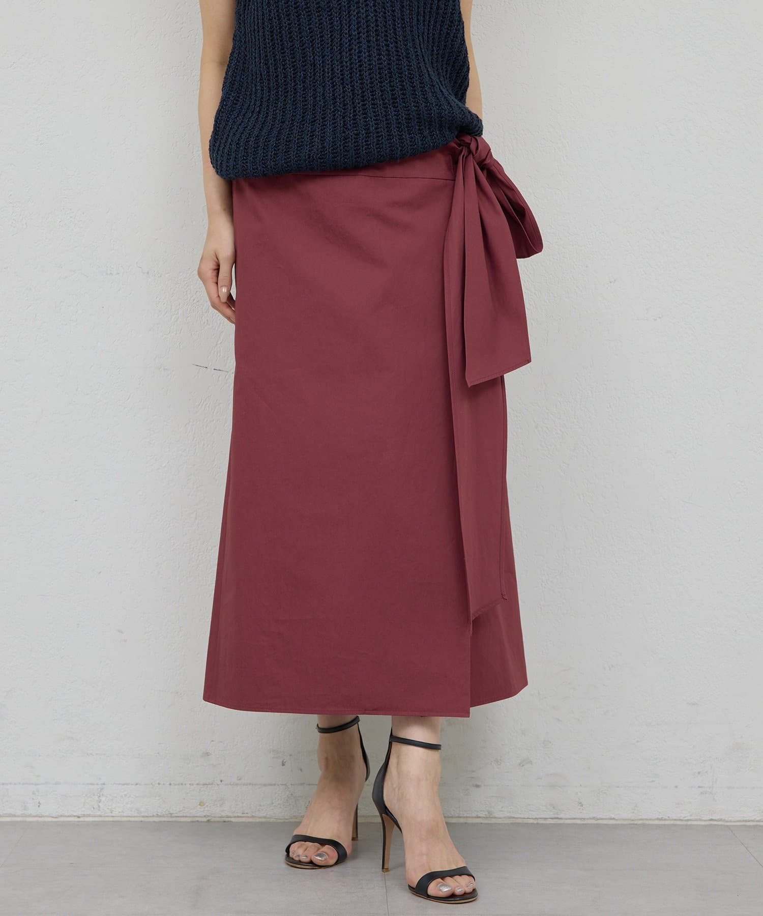 GALLARDAGALANTE(ガリャルダガランテ) 【HERITANOVUM】タイドラップスカート