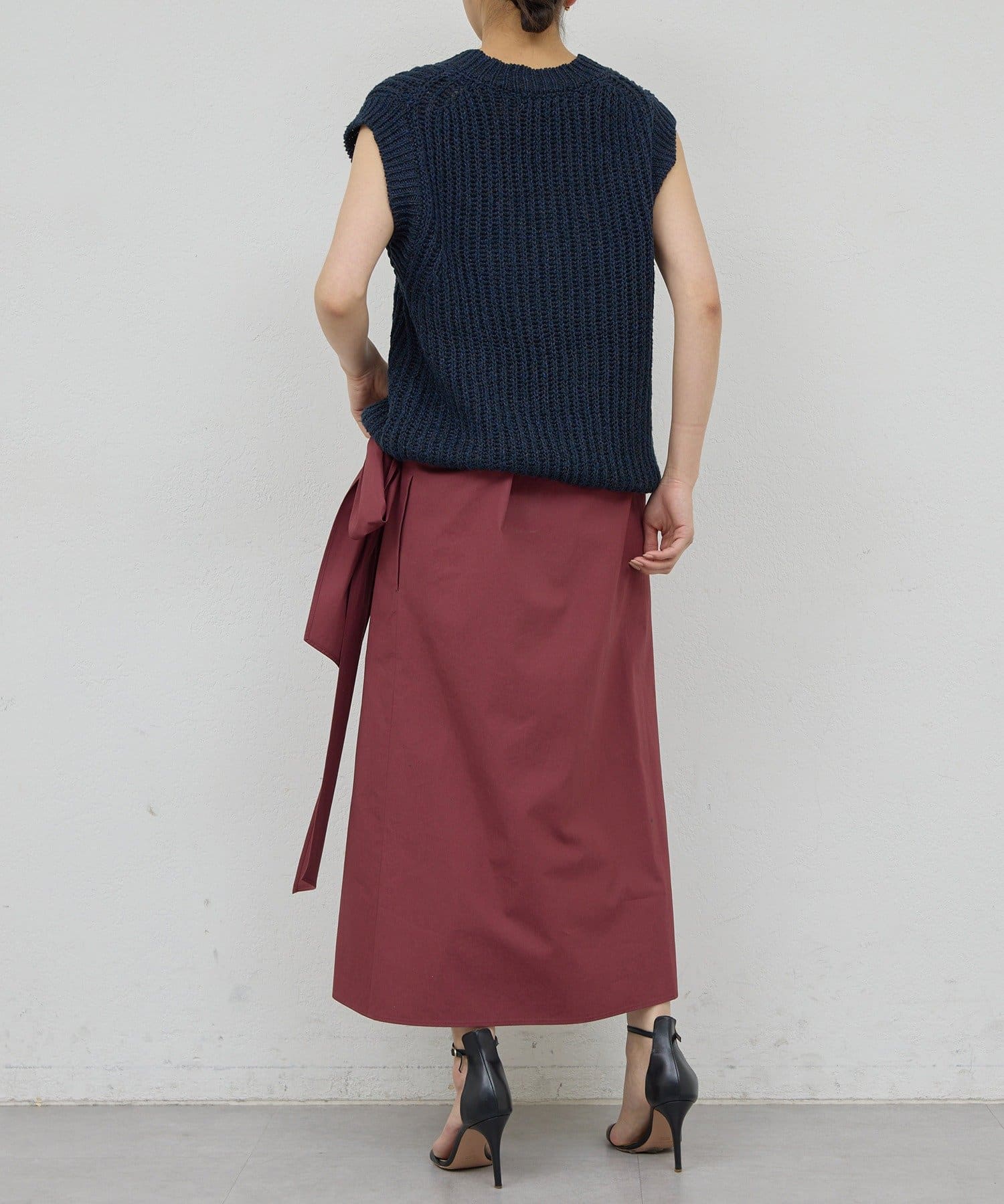 GALLARDAGALANTE(ガリャルダガランテ) 【HERITANOVUM】タイドラップスカート