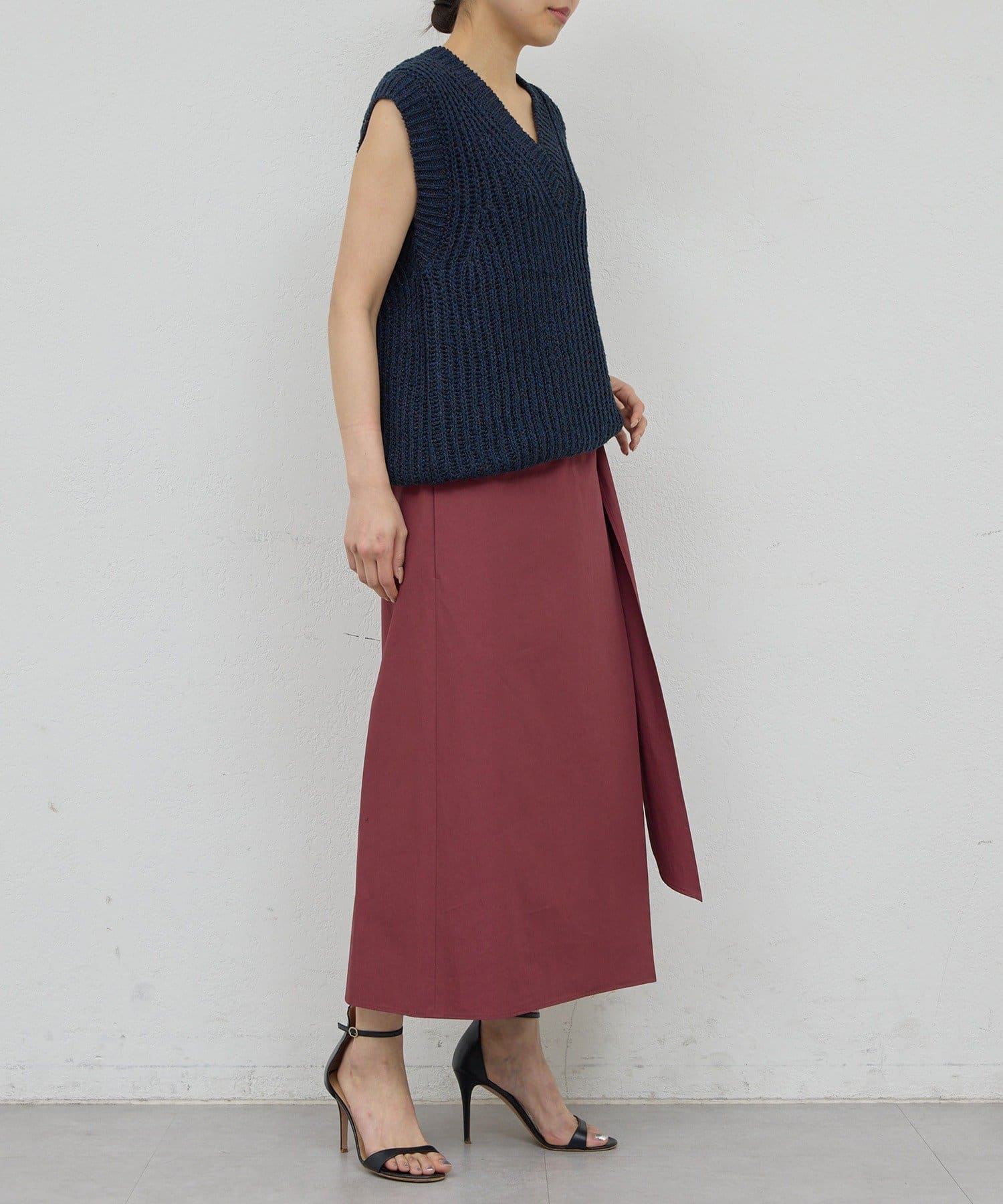 GALLARDAGALANTE(ガリャルダガランテ) 【HERITANOVUM】タイドラップスカート