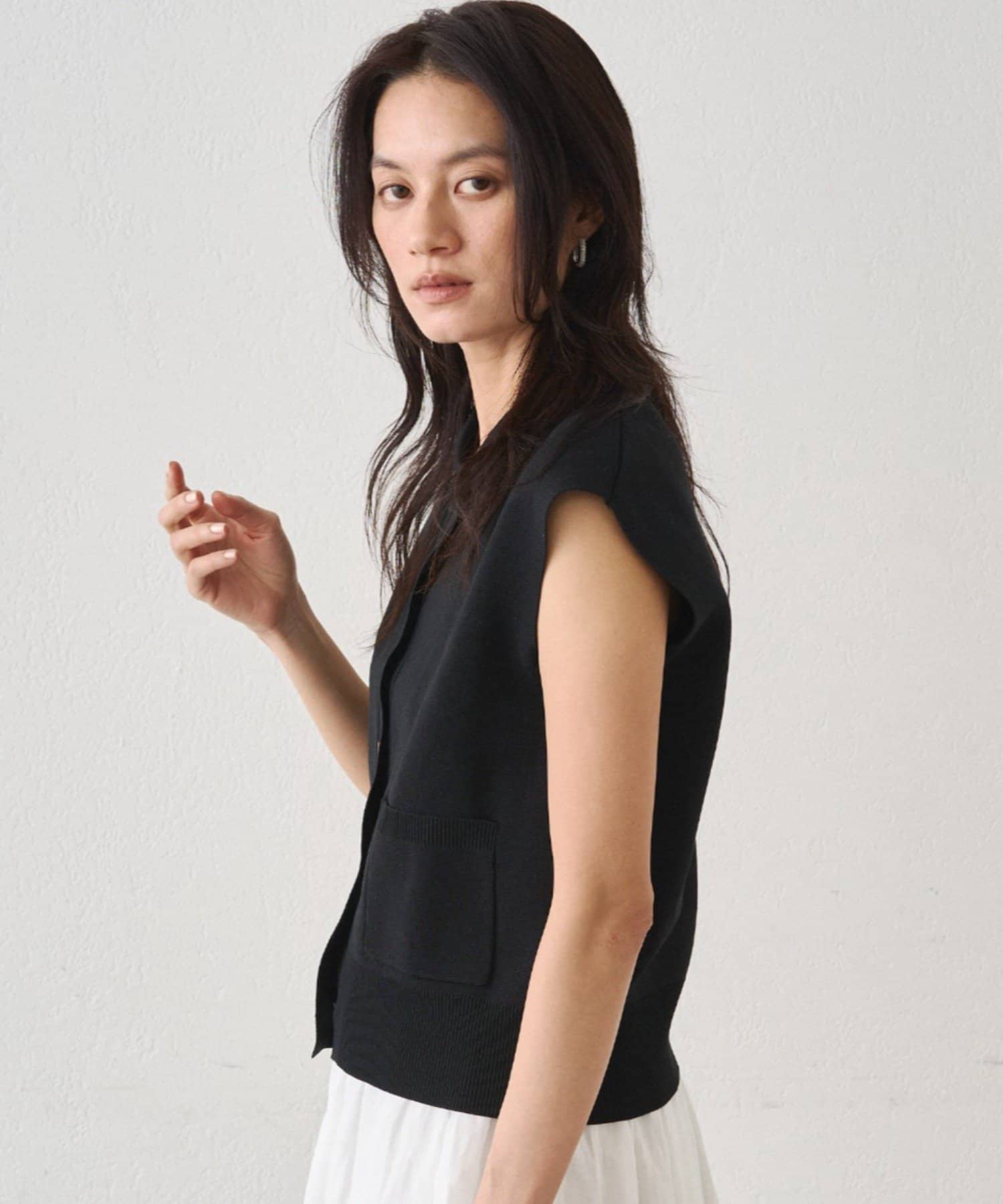 LOUNGEDRESS(ラウンジドレス) 総針衿ニット