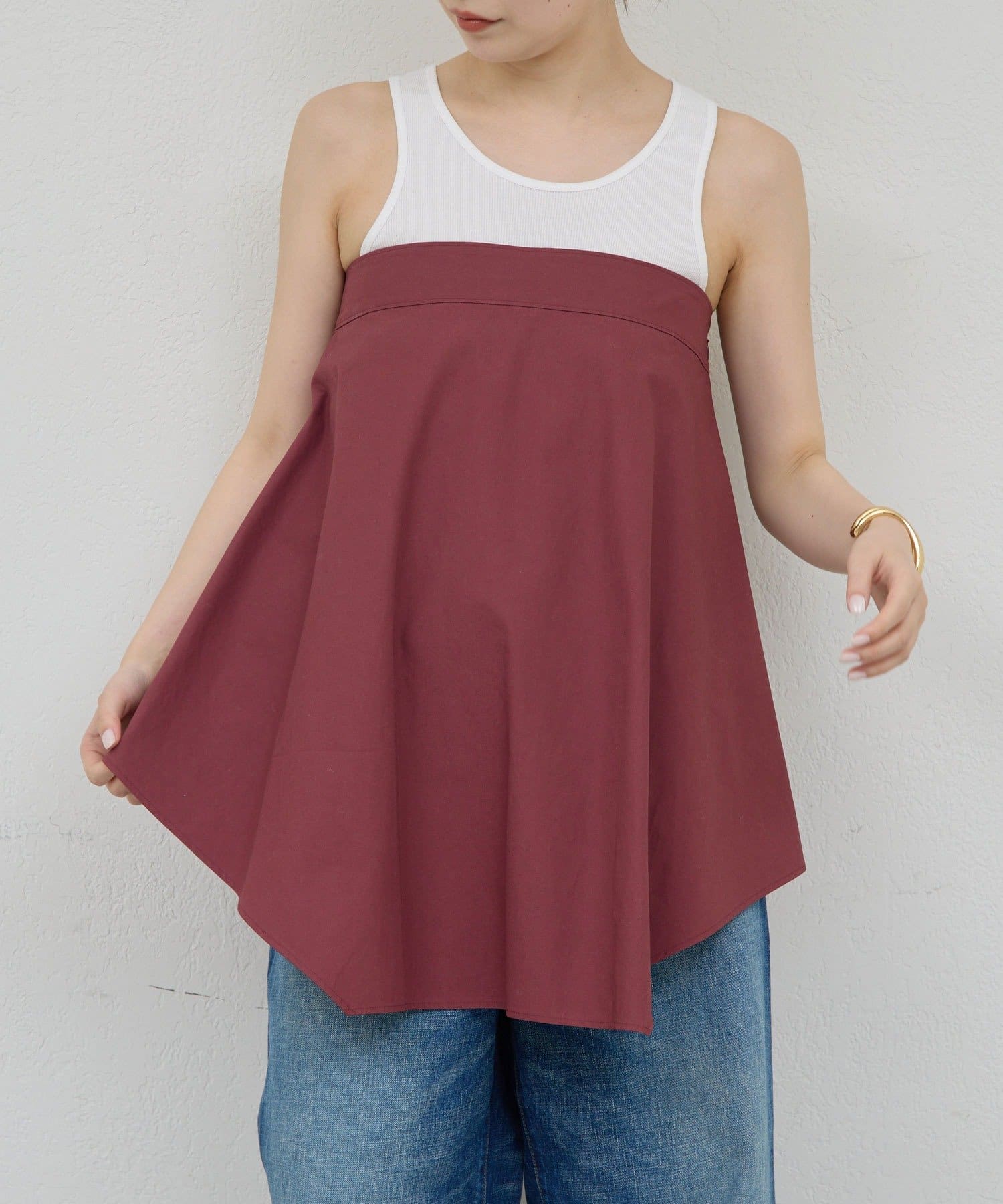 GALLARDAGALANTE(ガリャルダガランテ) 【HERITANOVUM】スクエアフレアビスチェ