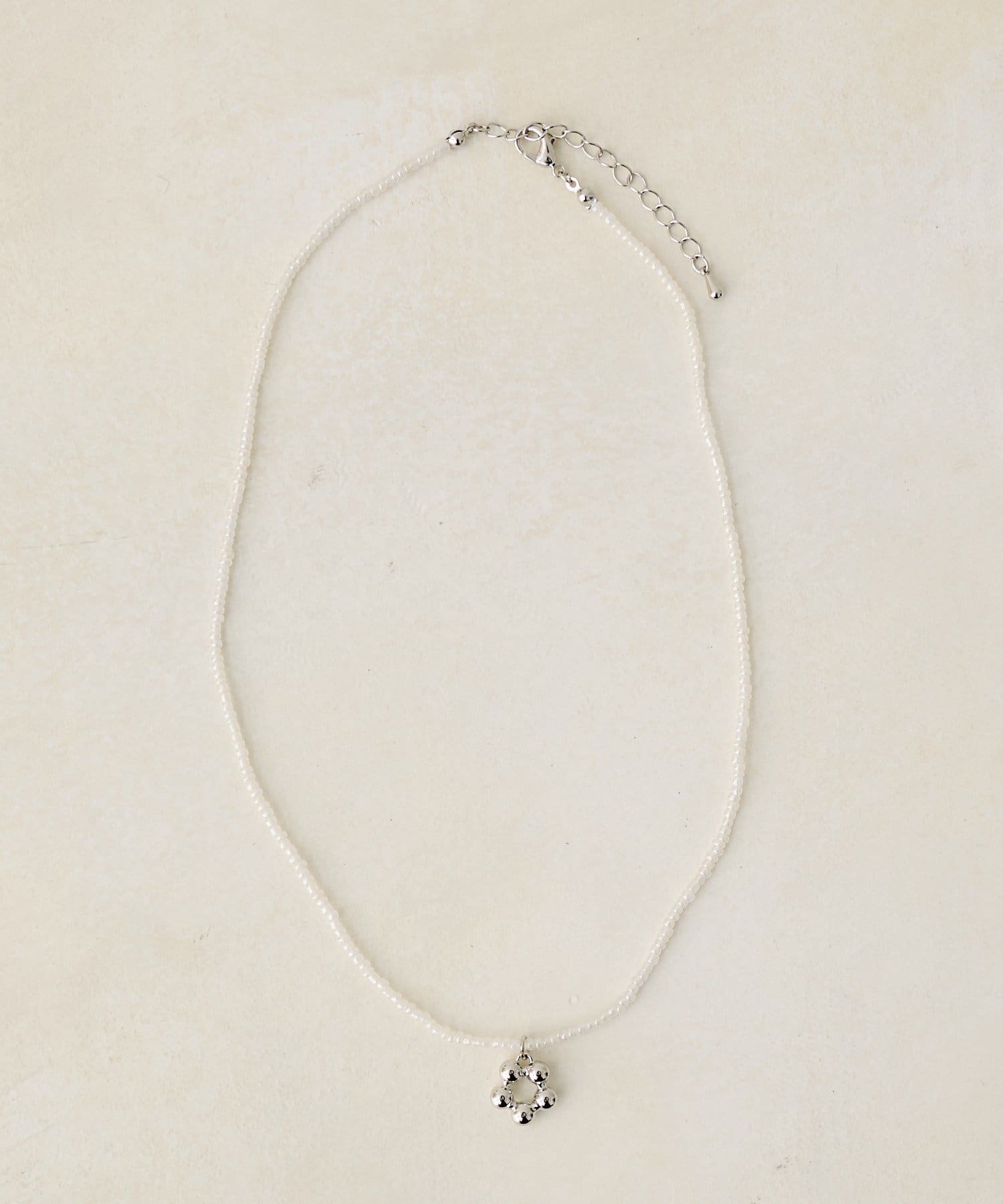 Kastane(カスタネ) 【fiw./3.12(木)12:00発売/WEB先行】ビーズフラワーネックレス