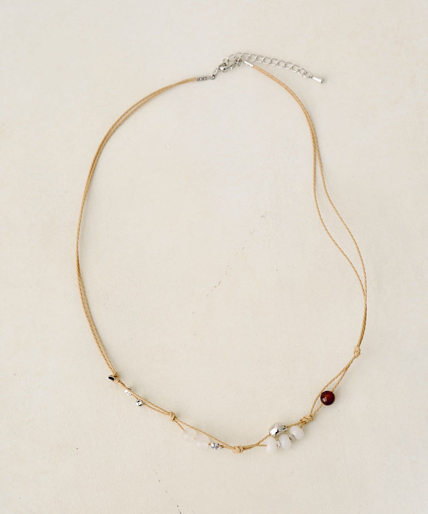 Kastane(カスタネ) 【fiw./3.12(木)12:00発売/WEB先行】ストーンダブルネックレス