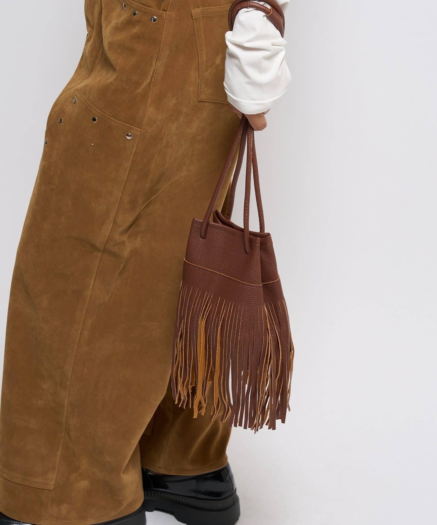 激レア❗️LANCEL ブリジットバルドーコラボフリンジ ショルダーバッグ