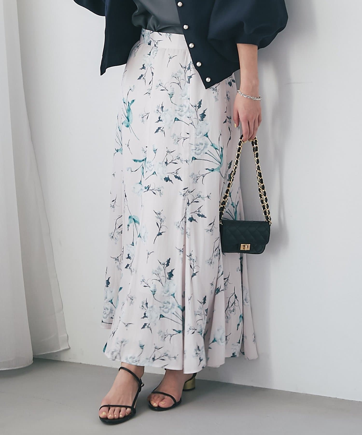 OUTLET(アウトレット) 【La boutique BonBon】ミストガーデンマーメイドスカート