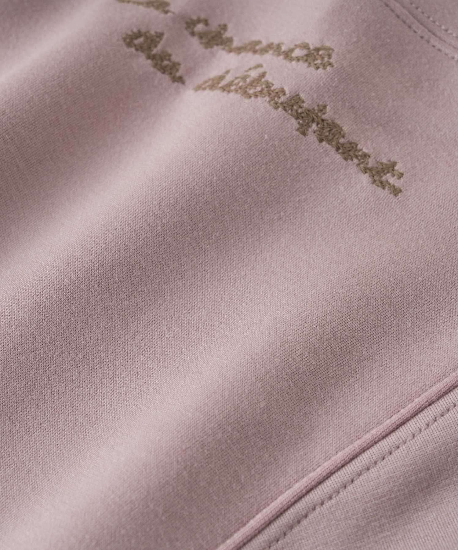 OUTLET(アウトレット) 【un dix cors】2WAY刺繍ZIPプルオーバー