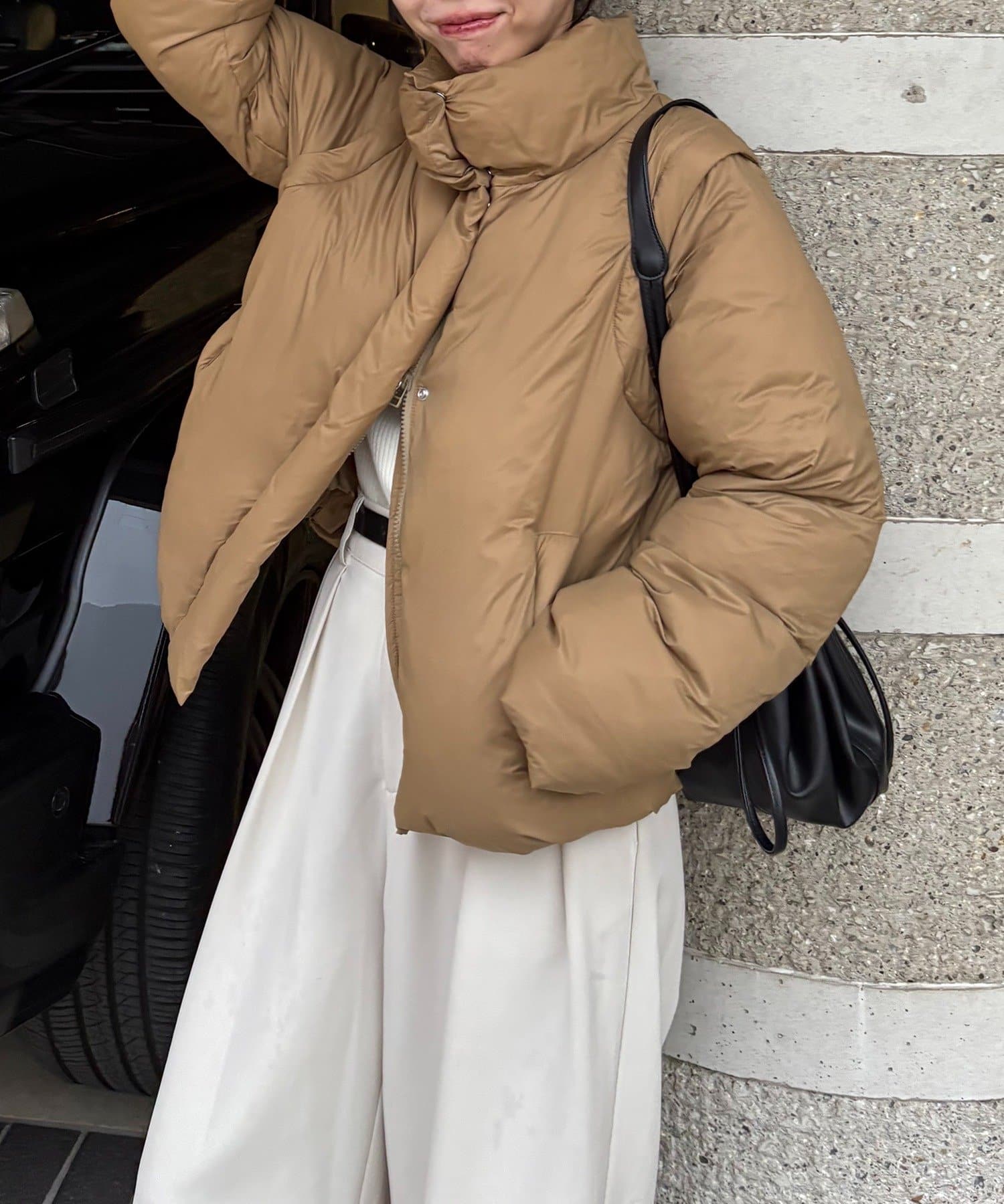 OUTLET(アウトレット) 【CAPRICIEUX LE'MAGE】2WAY中綿パフジャケット