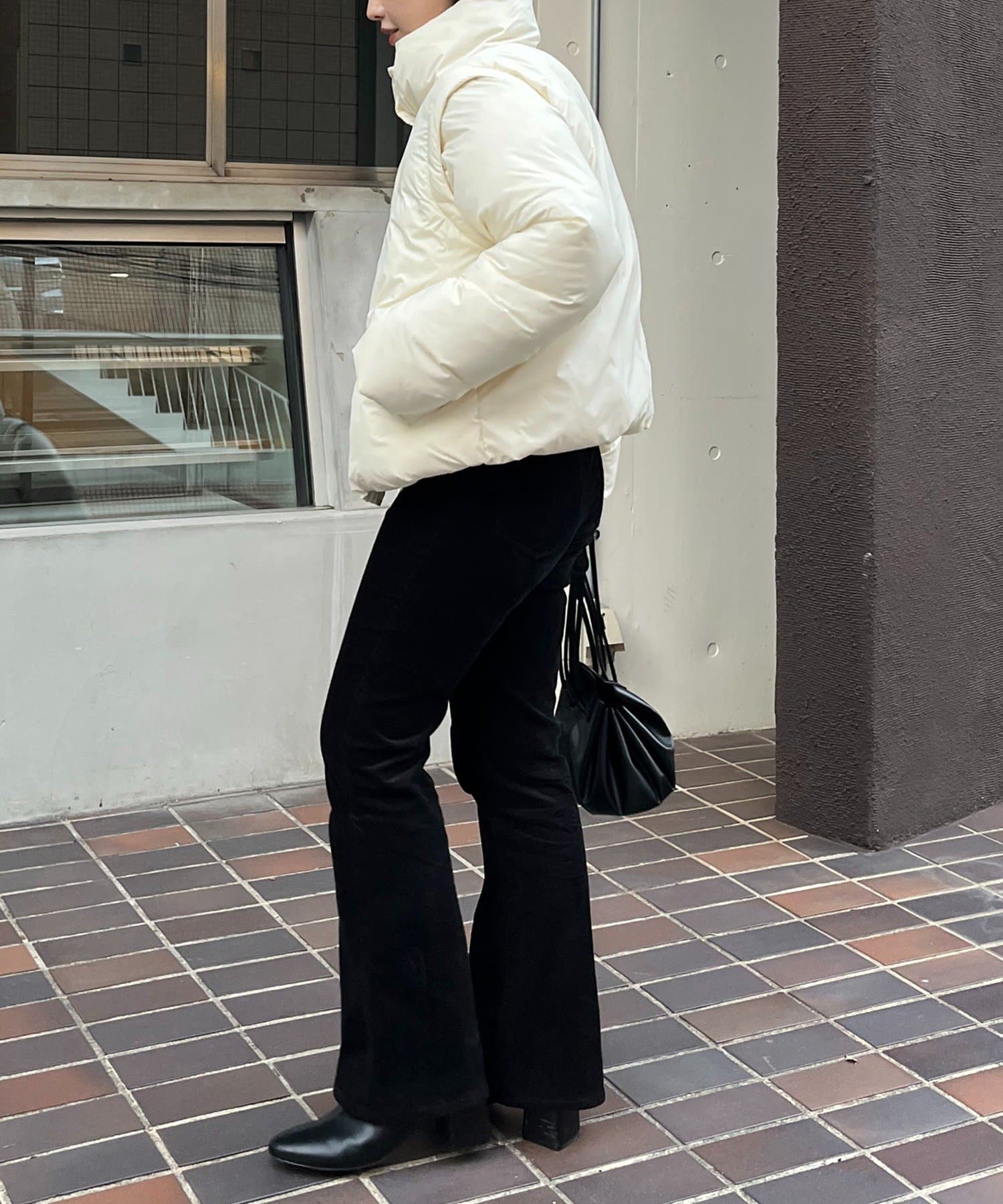 OUTLET(アウトレット) 【CAPRICIEUX LE'MAGE】2WAY中綿パフジャケット