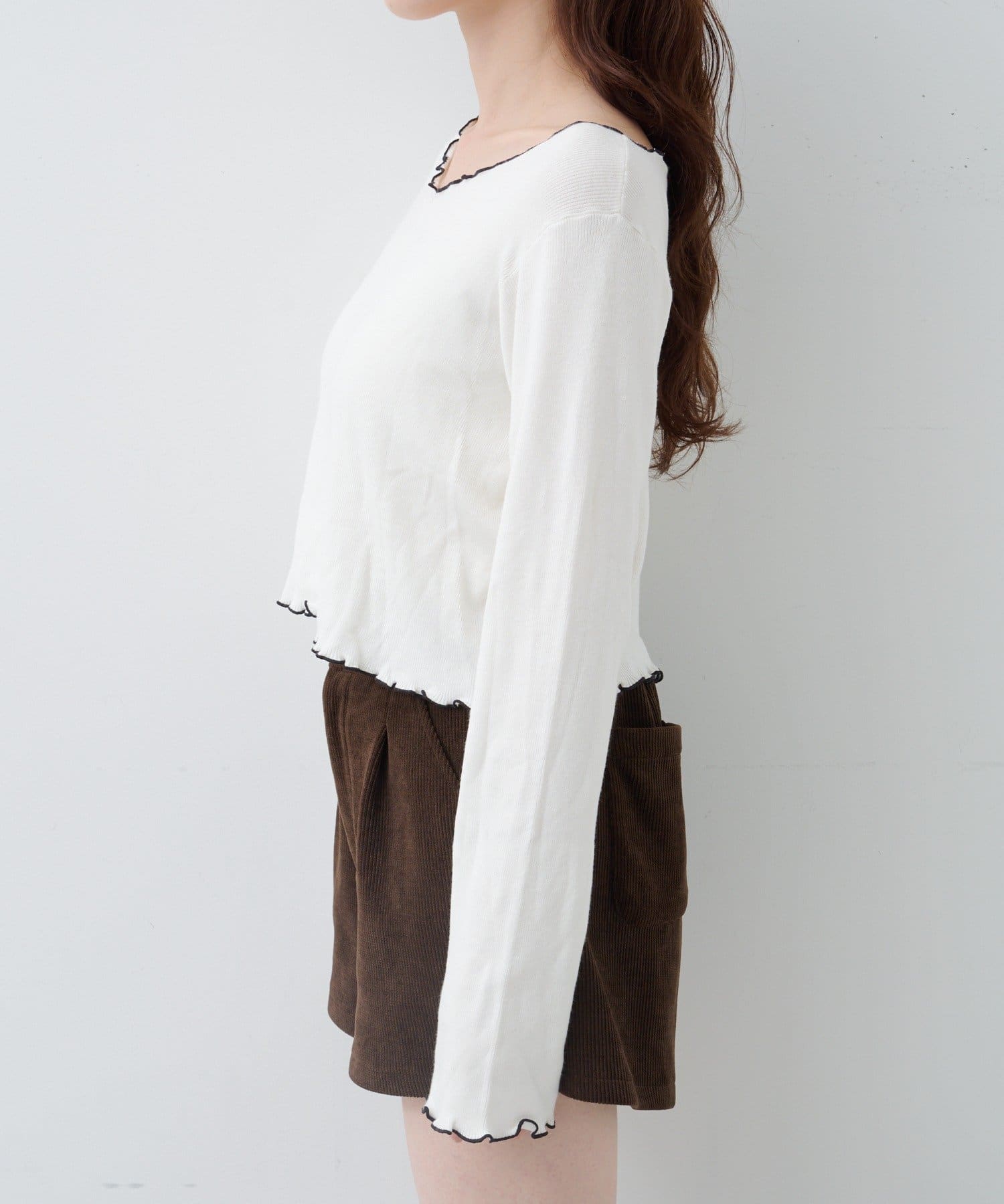 OUTLET(アウトレット) 【Kastane】もちもちメロウニットプルオーバー